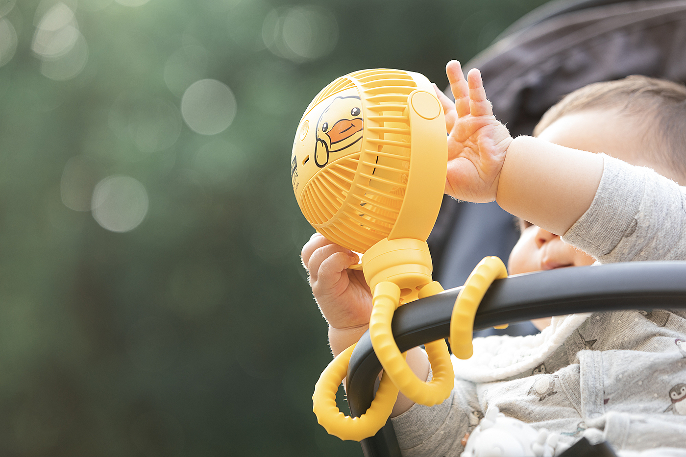 Yellow duck，octopus，Fan，