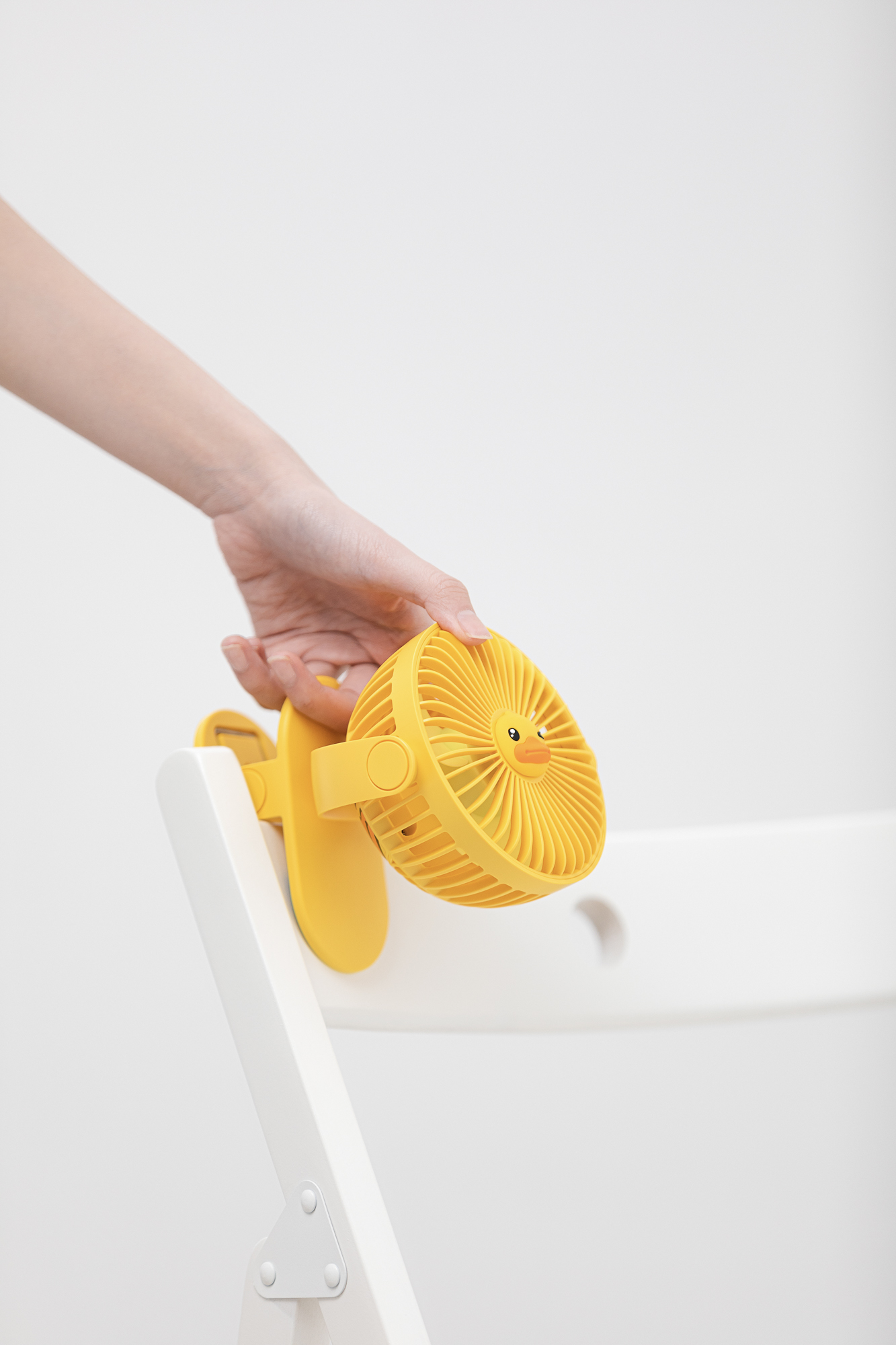 Several elements，Yellow duck，Clip，Fan，