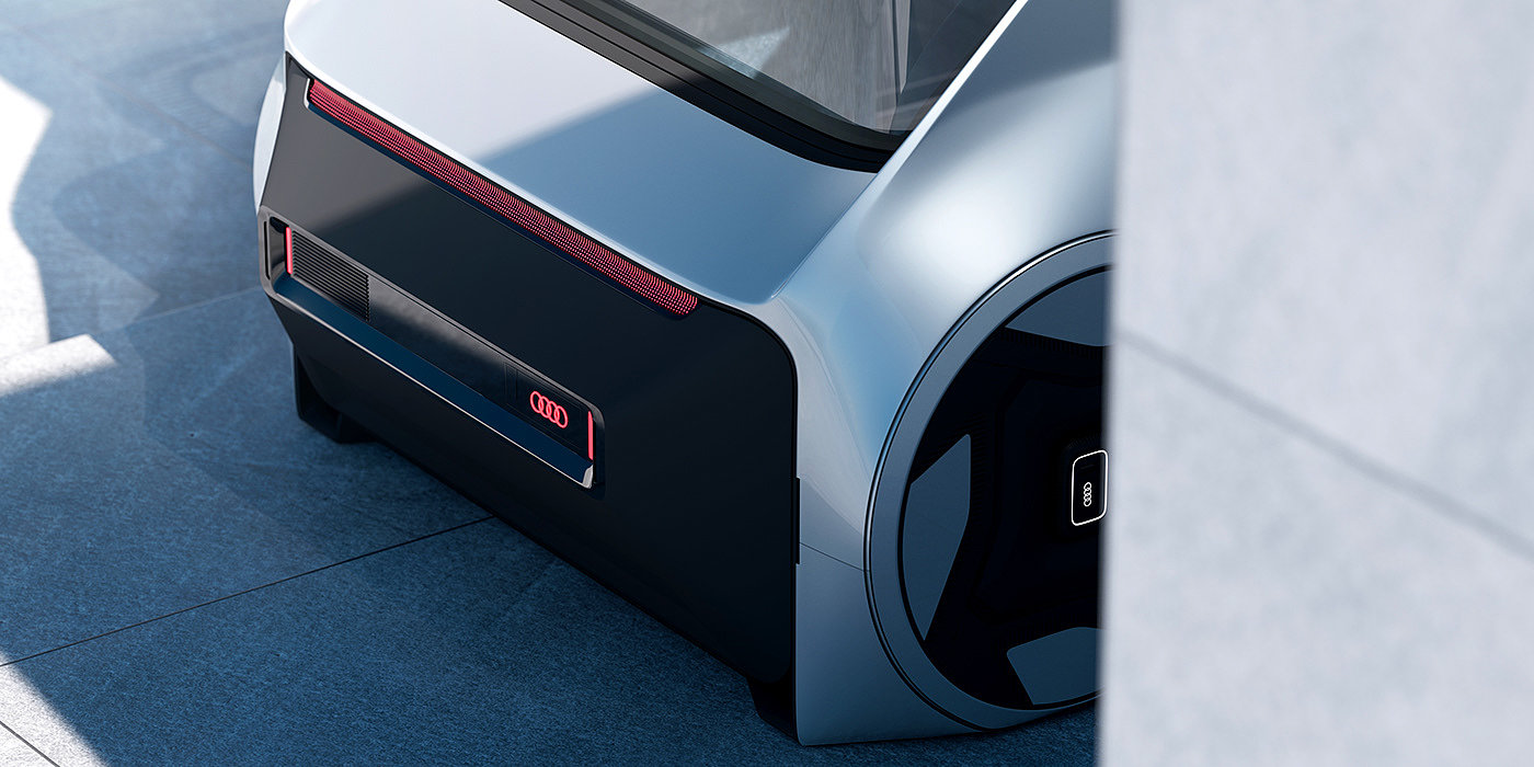 audi，Double decker car，Futurism，conceptual design，