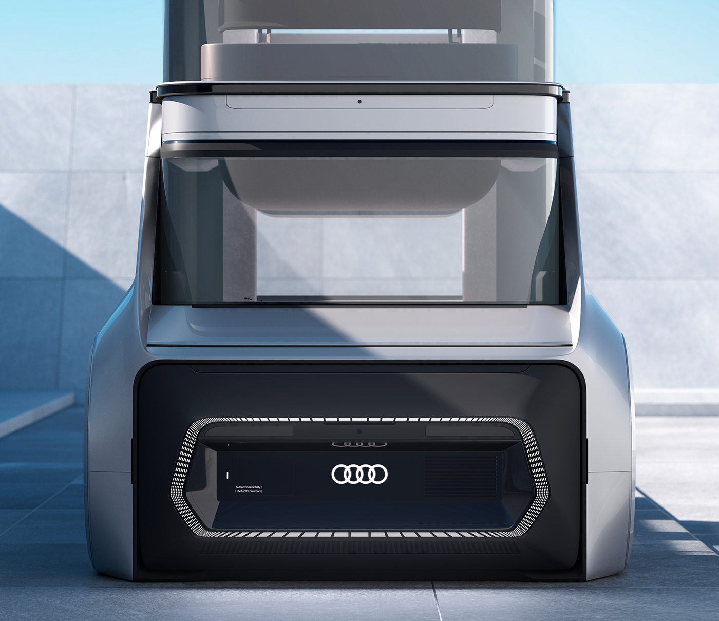audi，Double decker car，Futurism，conceptual design，