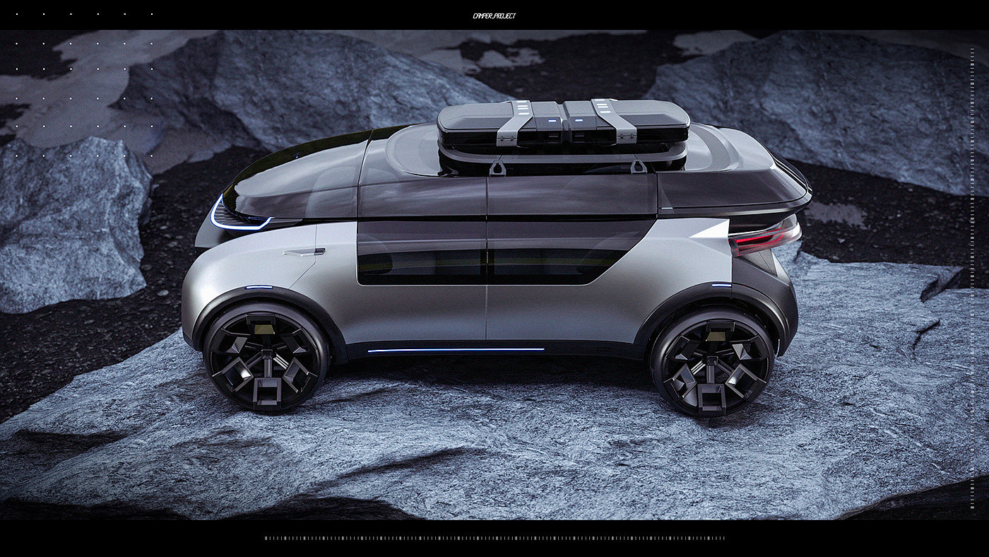 conceptual design，Wagon，Futurism，