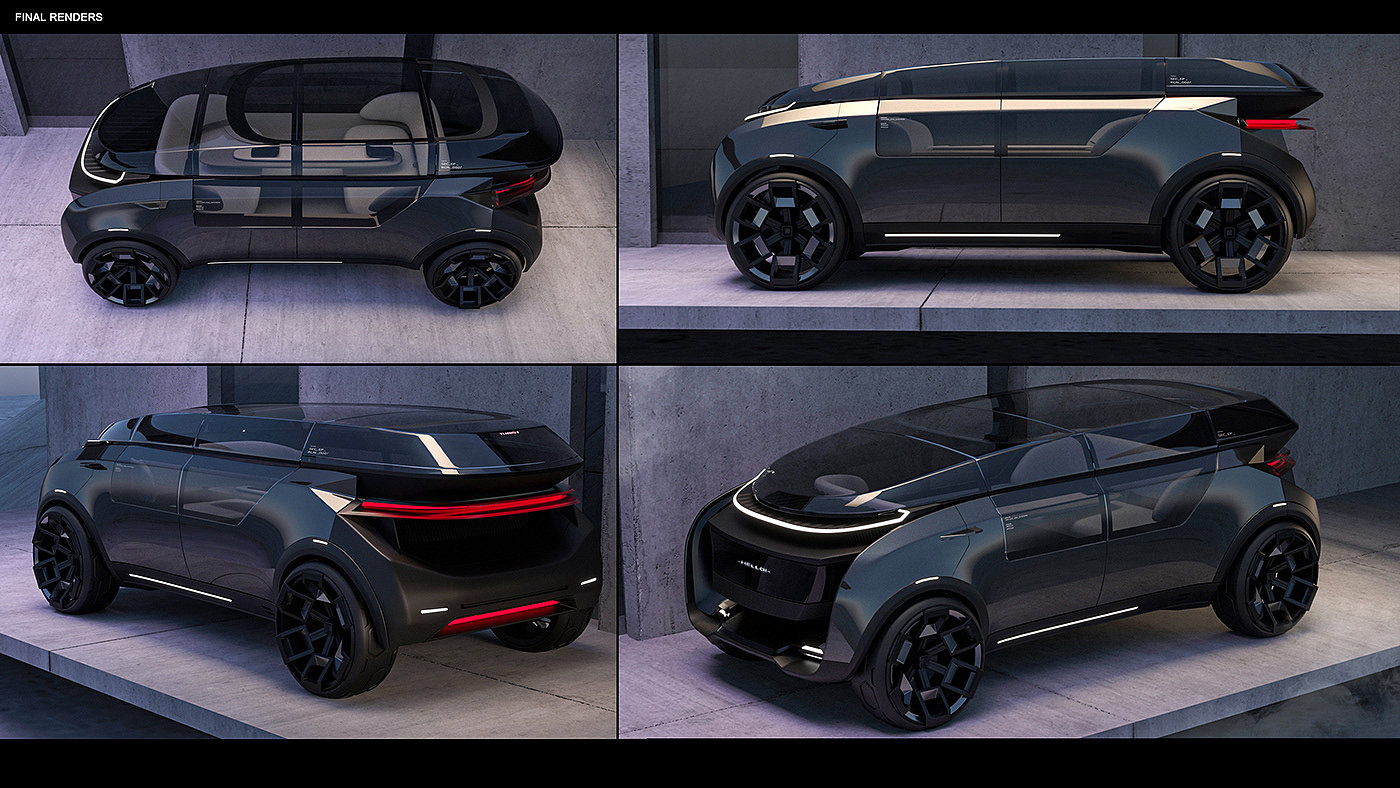 conceptual design，Wagon，Futurism，