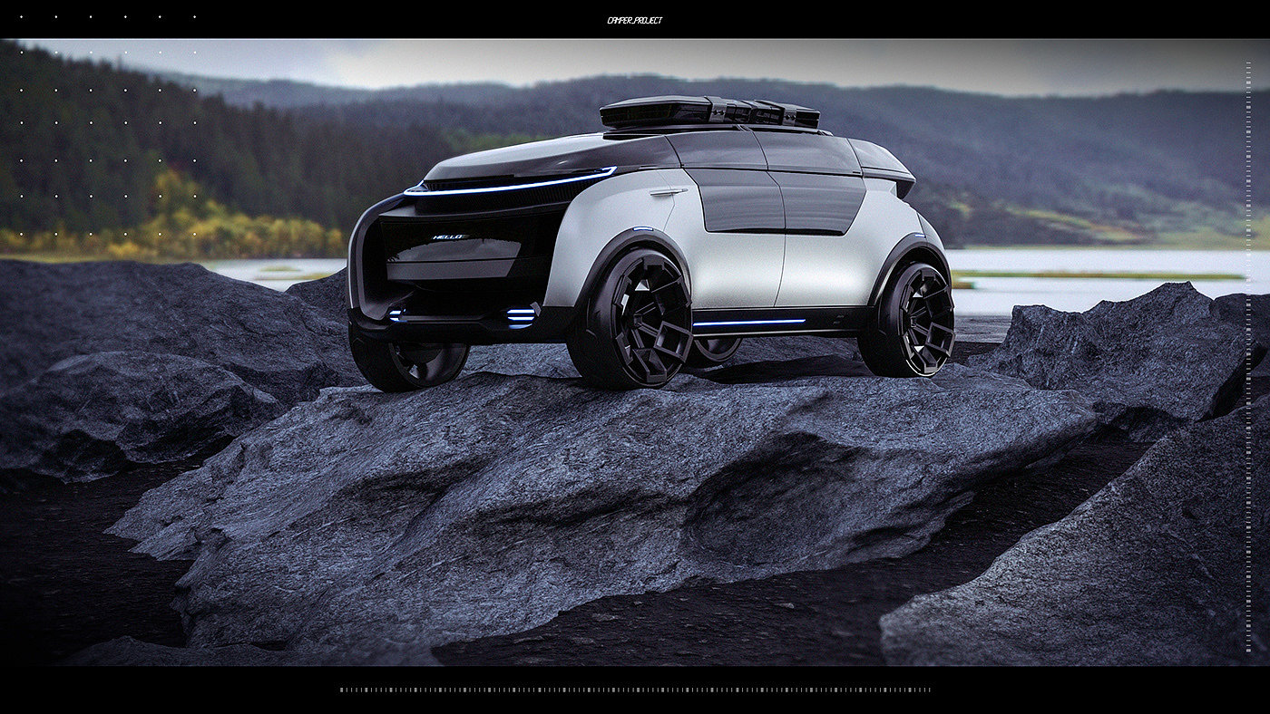 conceptual design，Wagon，Futurism，