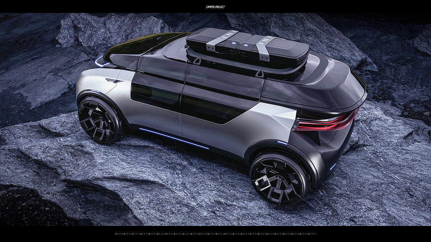 conceptual design，Wagon，Futurism，