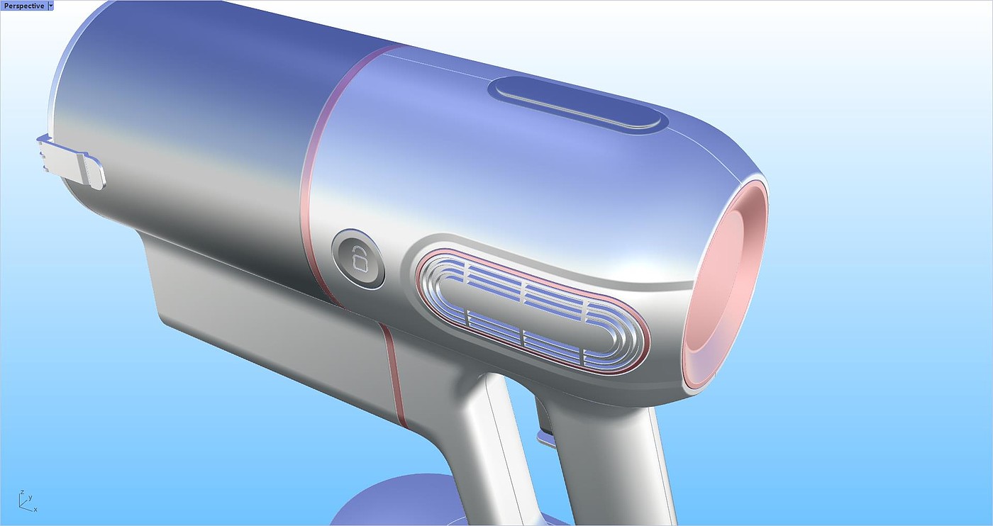 Vacuum cleaner，Rhinoceros modeling，Rhino modeling，Tutorial sharing，industrial design，Design，