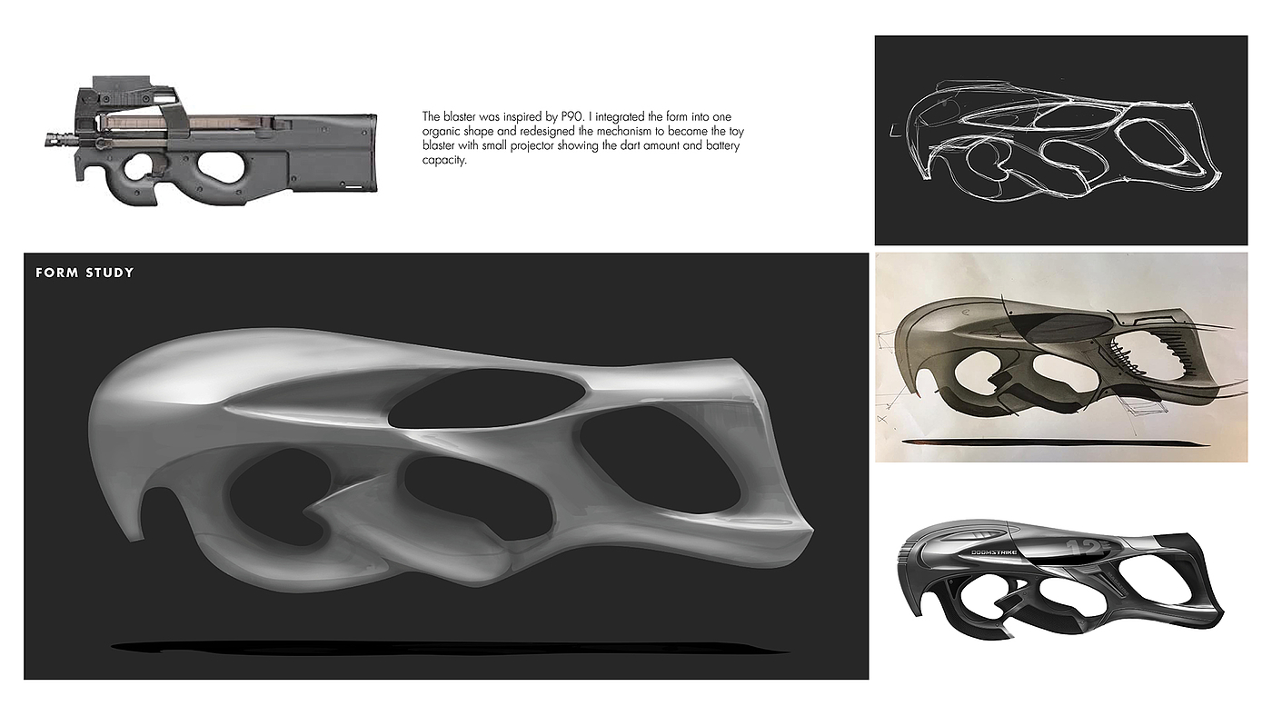 玩具设计，手枪，工业设计，