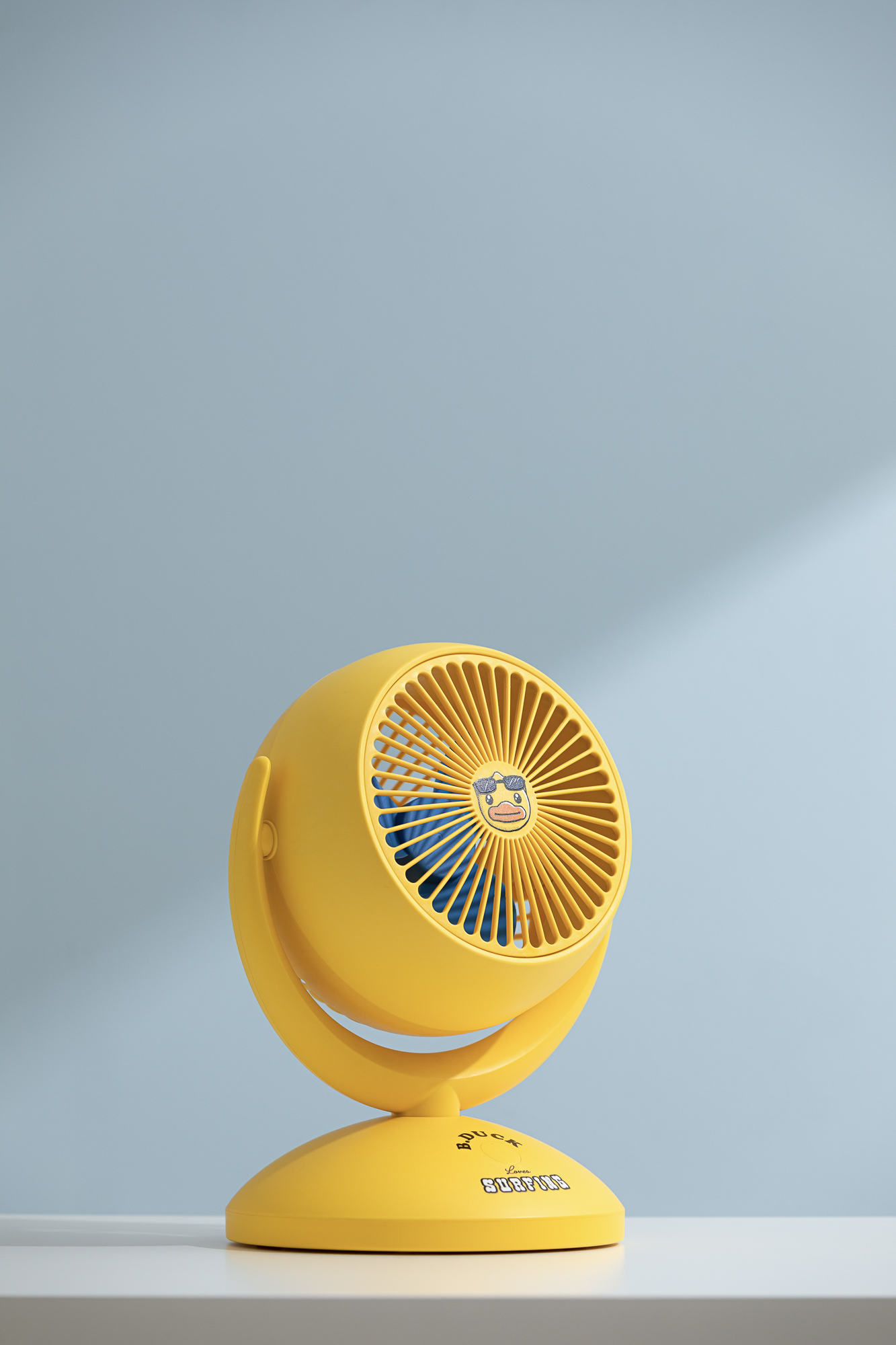 Yellow duck，Fan，