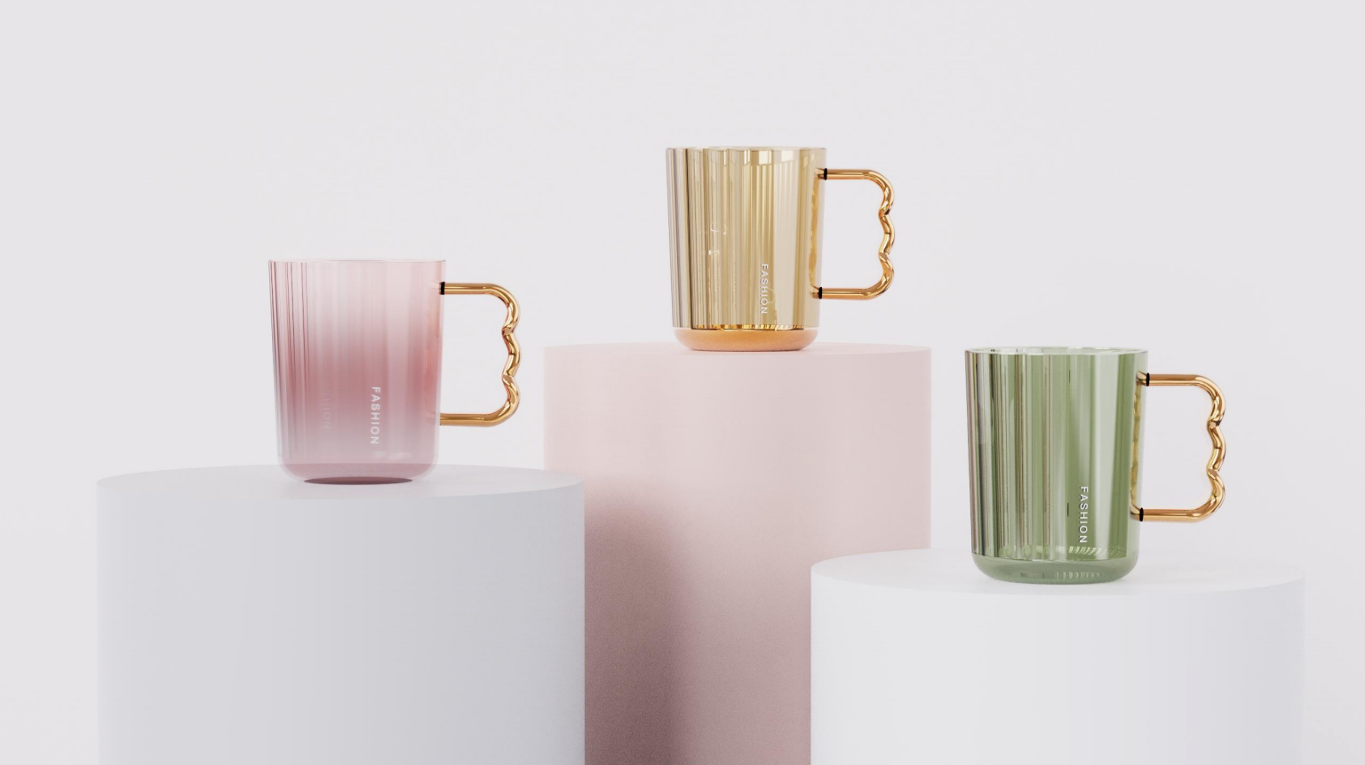 Light luxury，high-end，glass，Tooth cup，Shower Room，Home Furnishing，