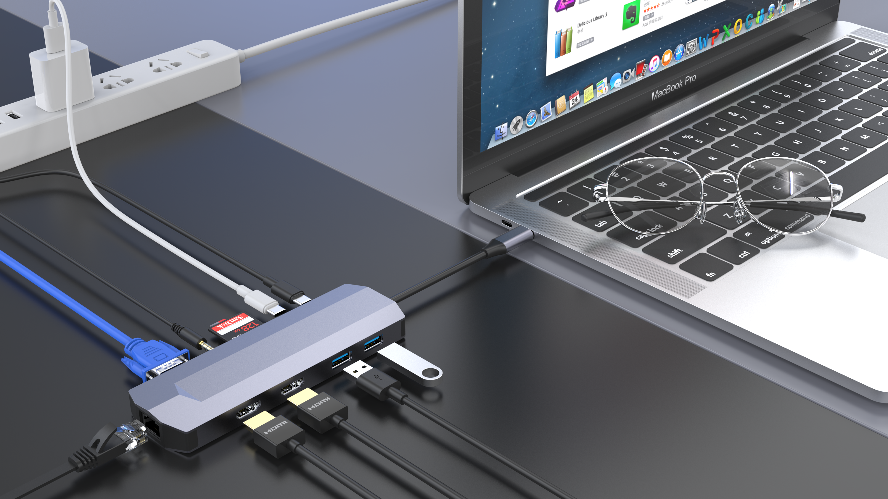 Mecha Wind 11 in 1 Dock，