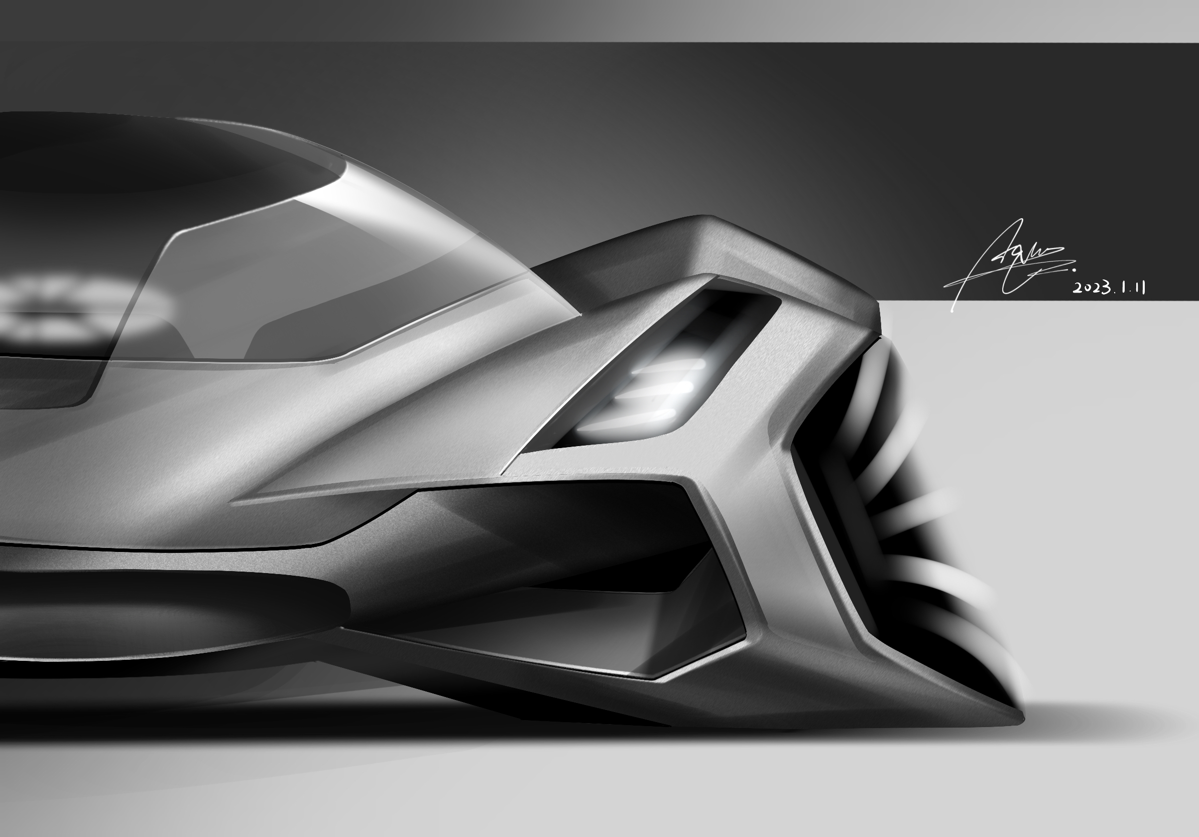 Procreate，industrial design，Ubee ，ipad，design sketch，