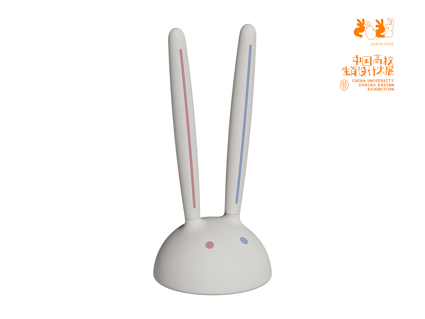 Stationery，the Chinese zodiac，rabbit，Red and blue pen，ball pen，study，