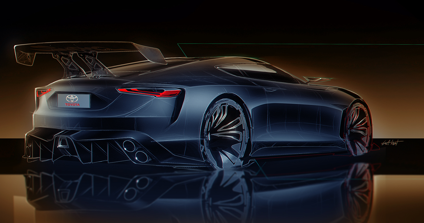 Hand drawn，automobile，outdoors，Travel，ps，