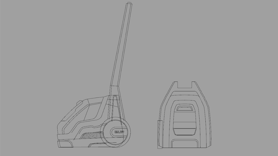 clean，household electrical appliances，Appearance design，2D renderings，