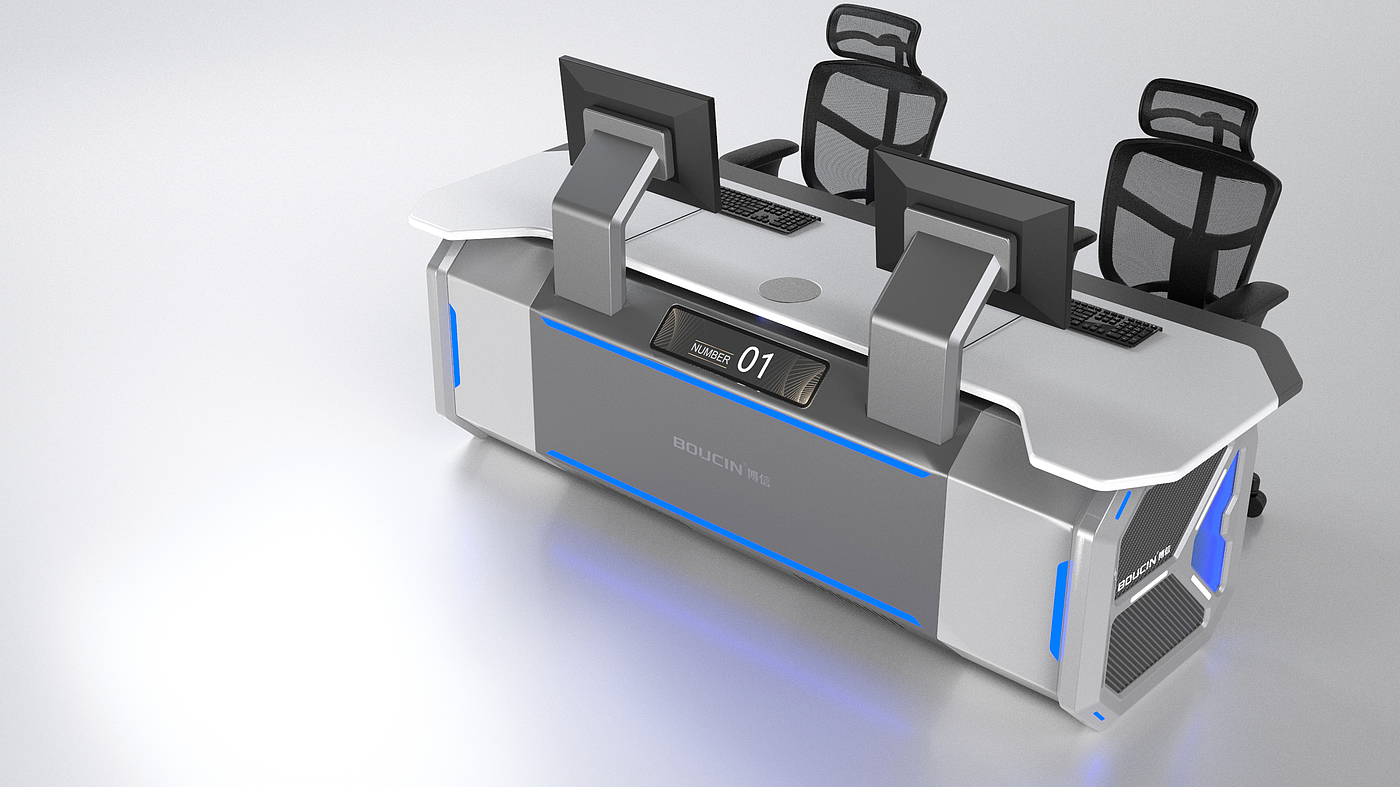 控制台，办公室，工业设计，办公桌，