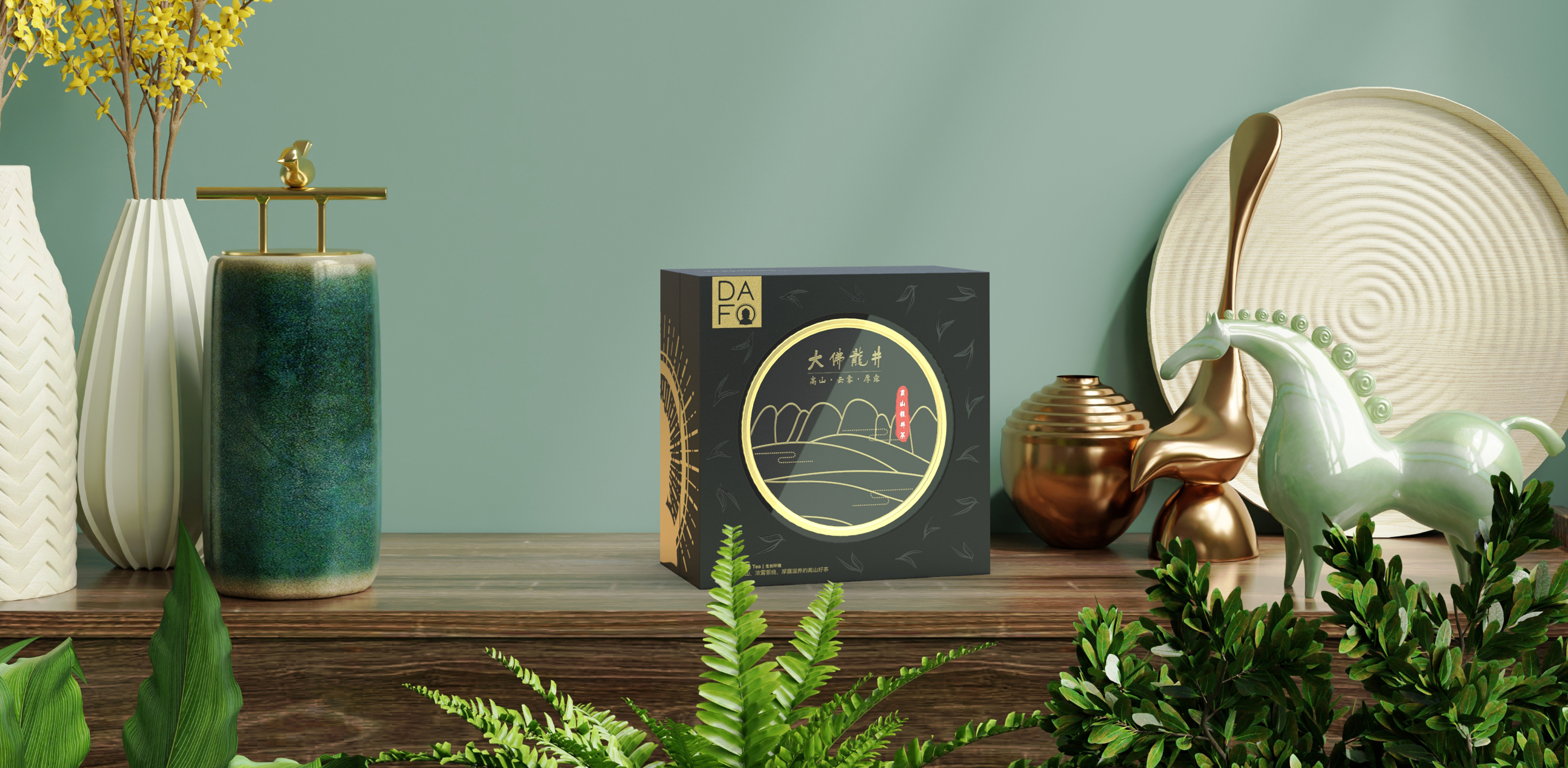 packing design，Great Buddha，Longjing tea，Tea，Design，