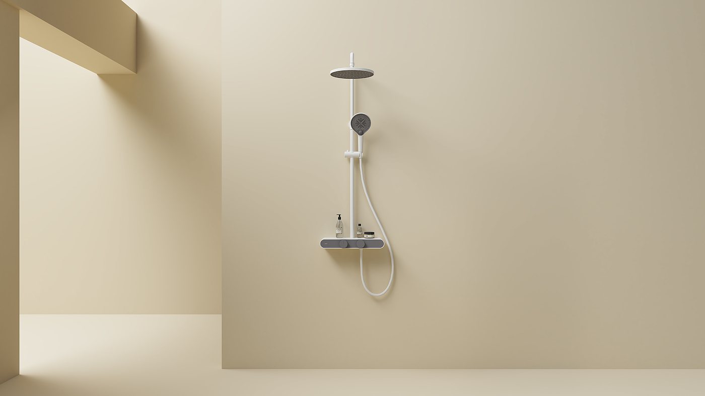 Shower，constant temperature，Store things，Anhua Sanitary Ware，