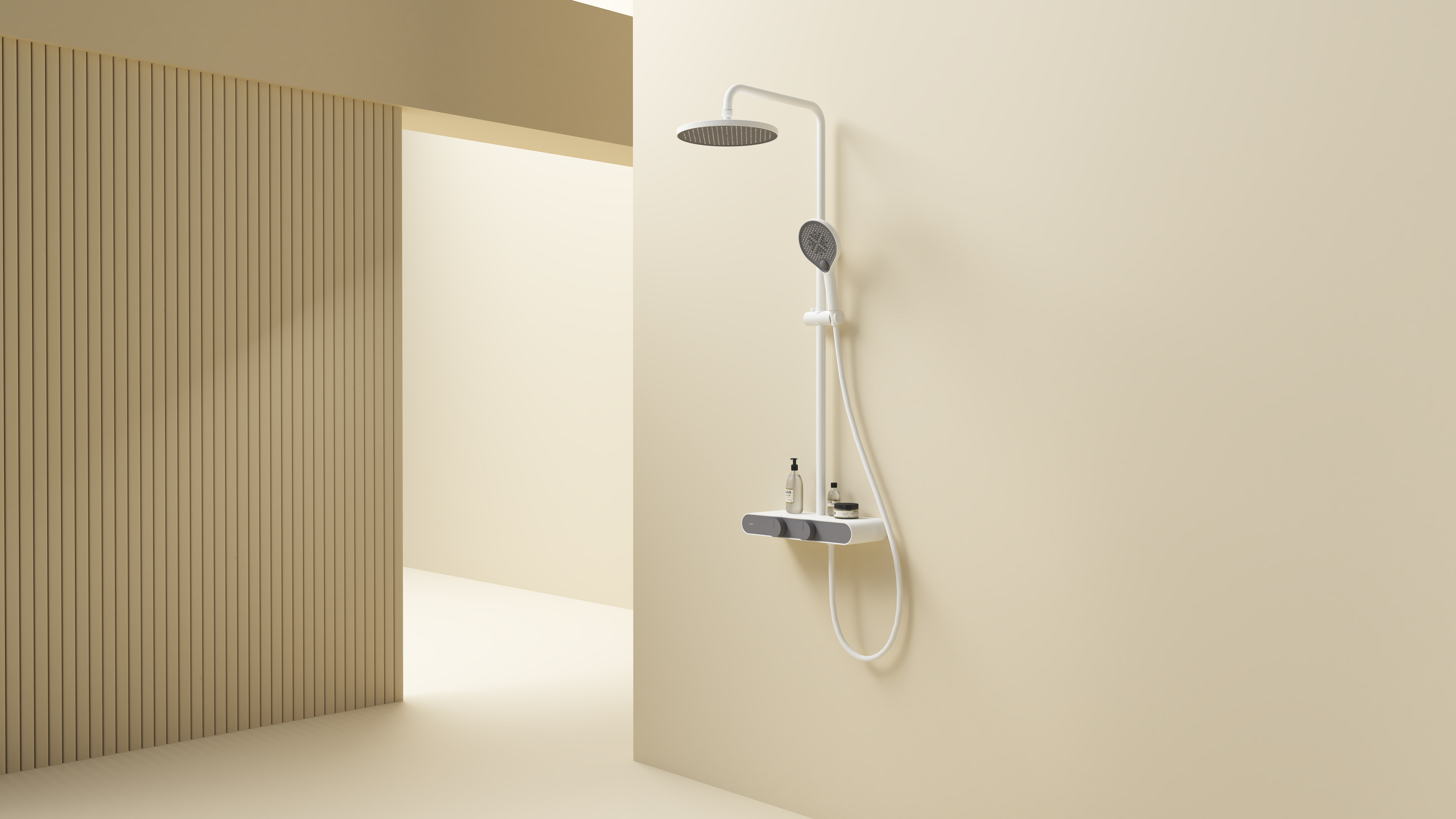 Shower，constant temperature，Store things，Anhua Sanitary Ware，