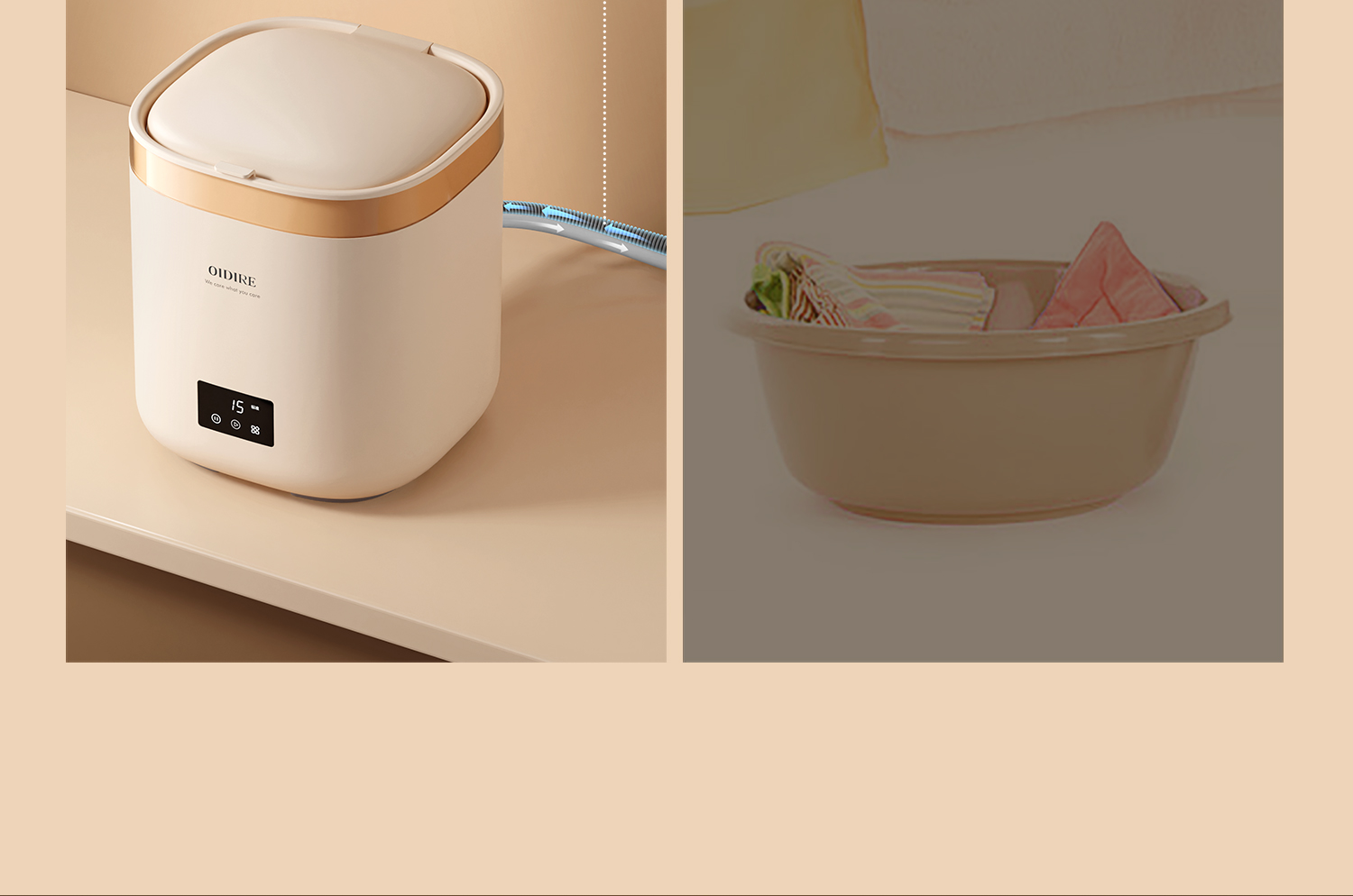 Underwear washing machine，Sock washing artifact，For lazy people，Automatic washing machine，Mini washer，Lazy artifact，Free your hands，Maternal and infant must，