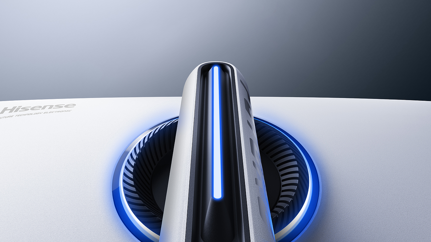 product design，monitor，Hisense，Gravity design，Desktop display device，screen，