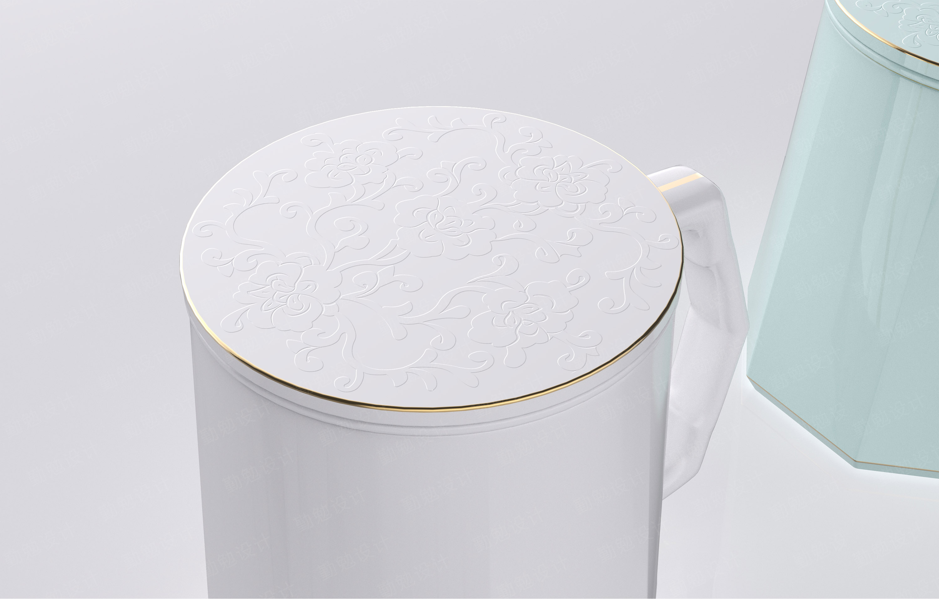 glass，ceramics，tea set，Cultural and creative design，Wen Bo Souvenir，museum，Diligent design，