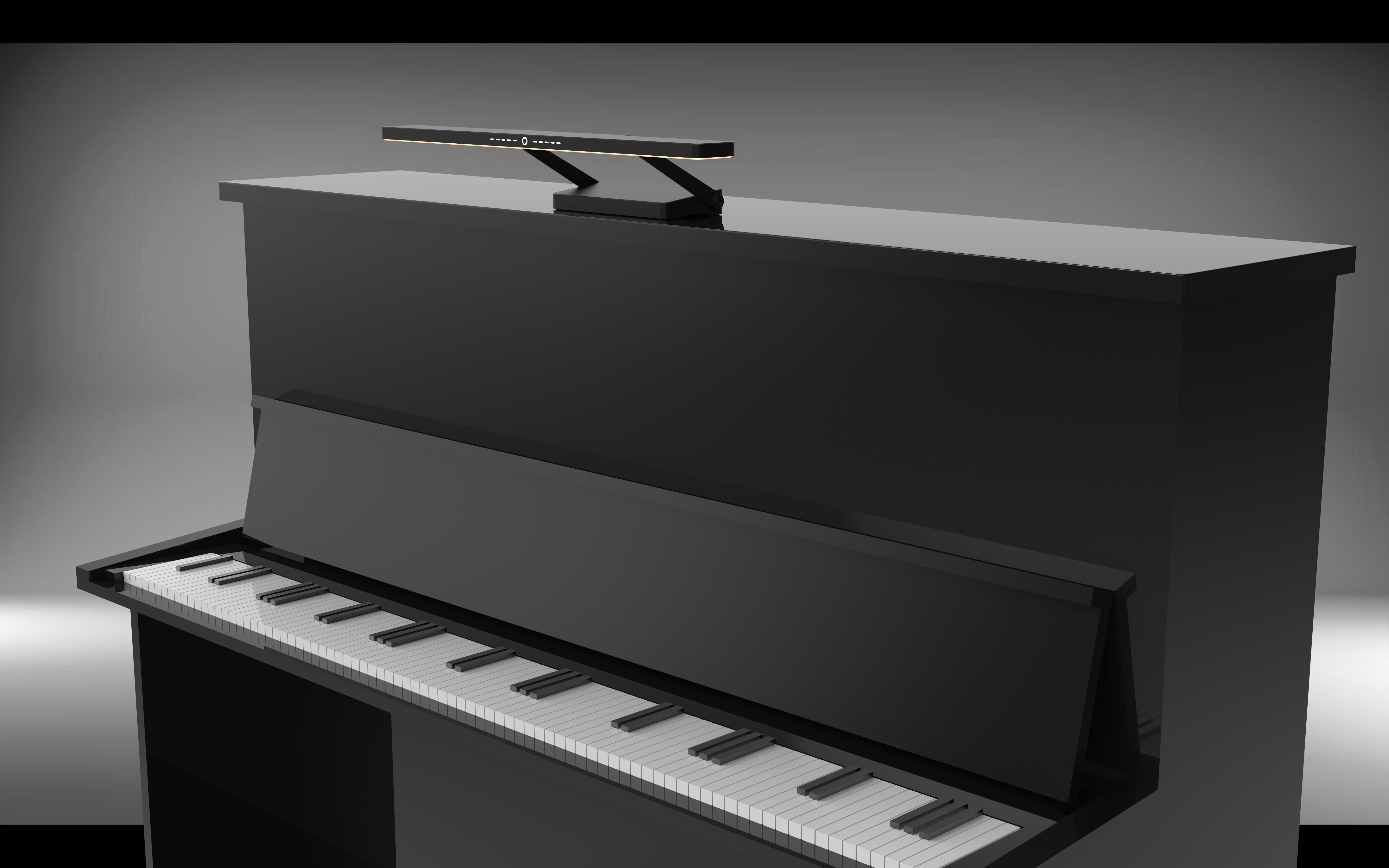 Piano lamp, lamp, lighting，