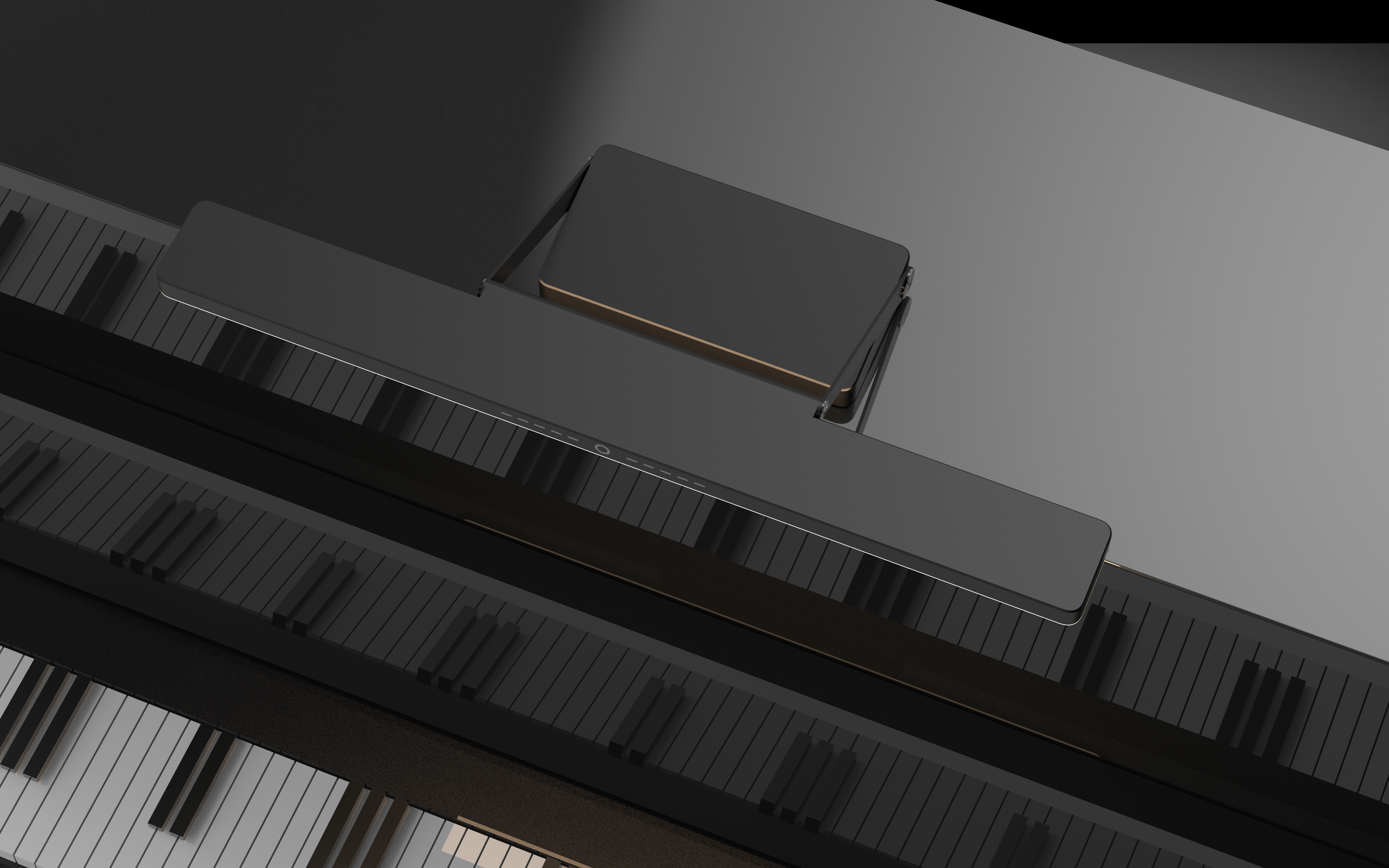 Piano lamp, lamp, lighting，