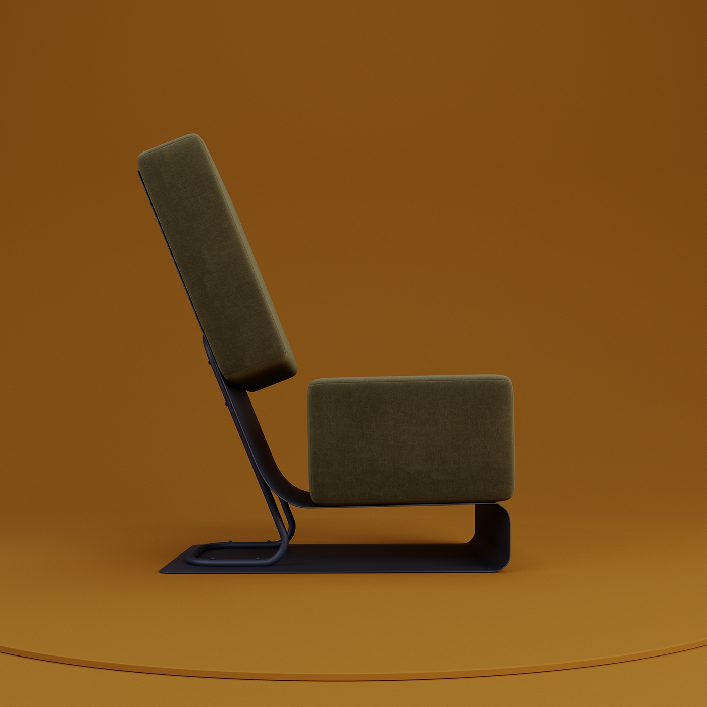 chair，Home Furnishing，furniture，blackish green，Minimalist，