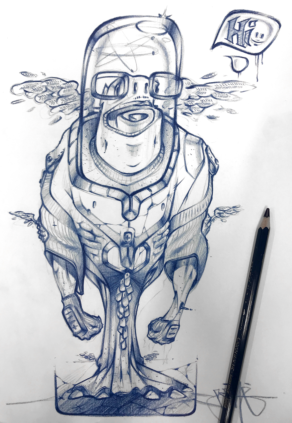 Picture book，Line，Signature pen，painting，Hand drawn，