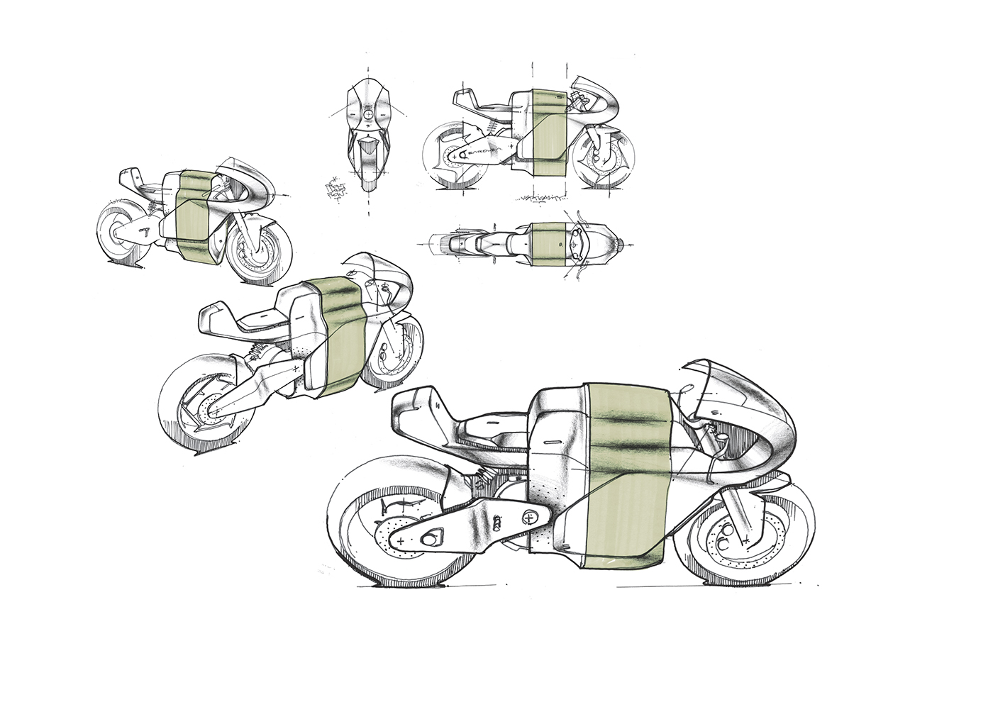 motorcycle，automation，vehicle，concept，