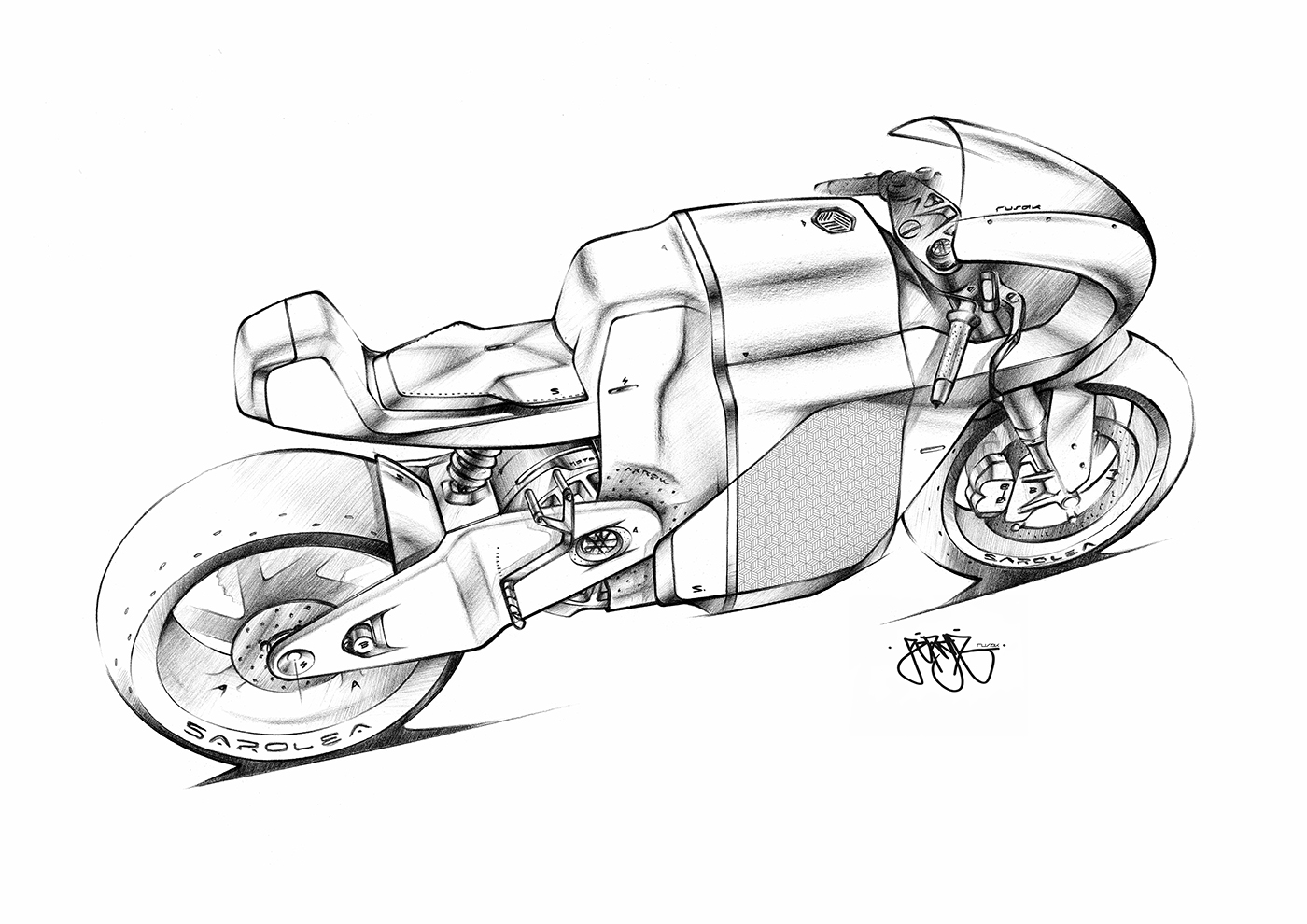 motorcycle，automation，vehicle，concept，