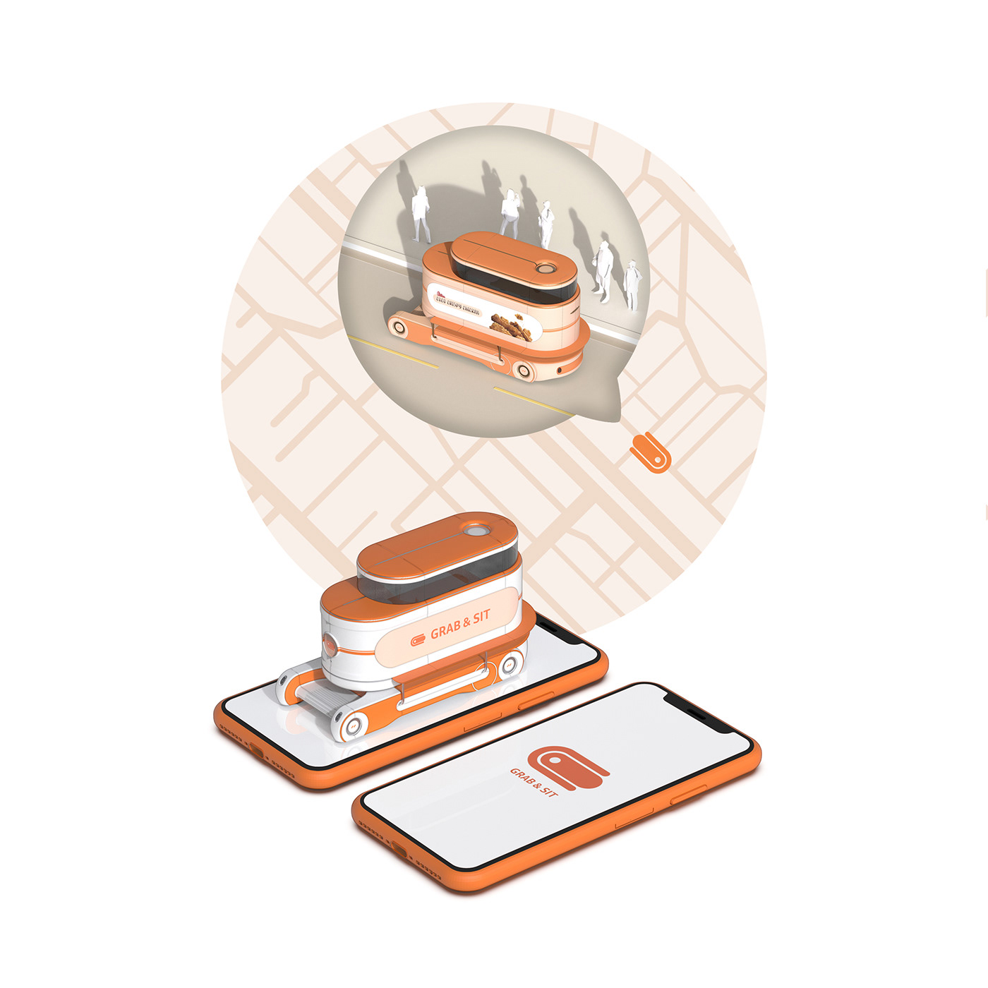 E-commerce platform，dining car，portability，