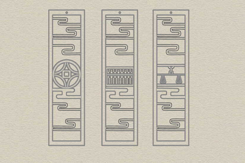 bookmark，Shanxi merchant culture，Cultural and creative design，