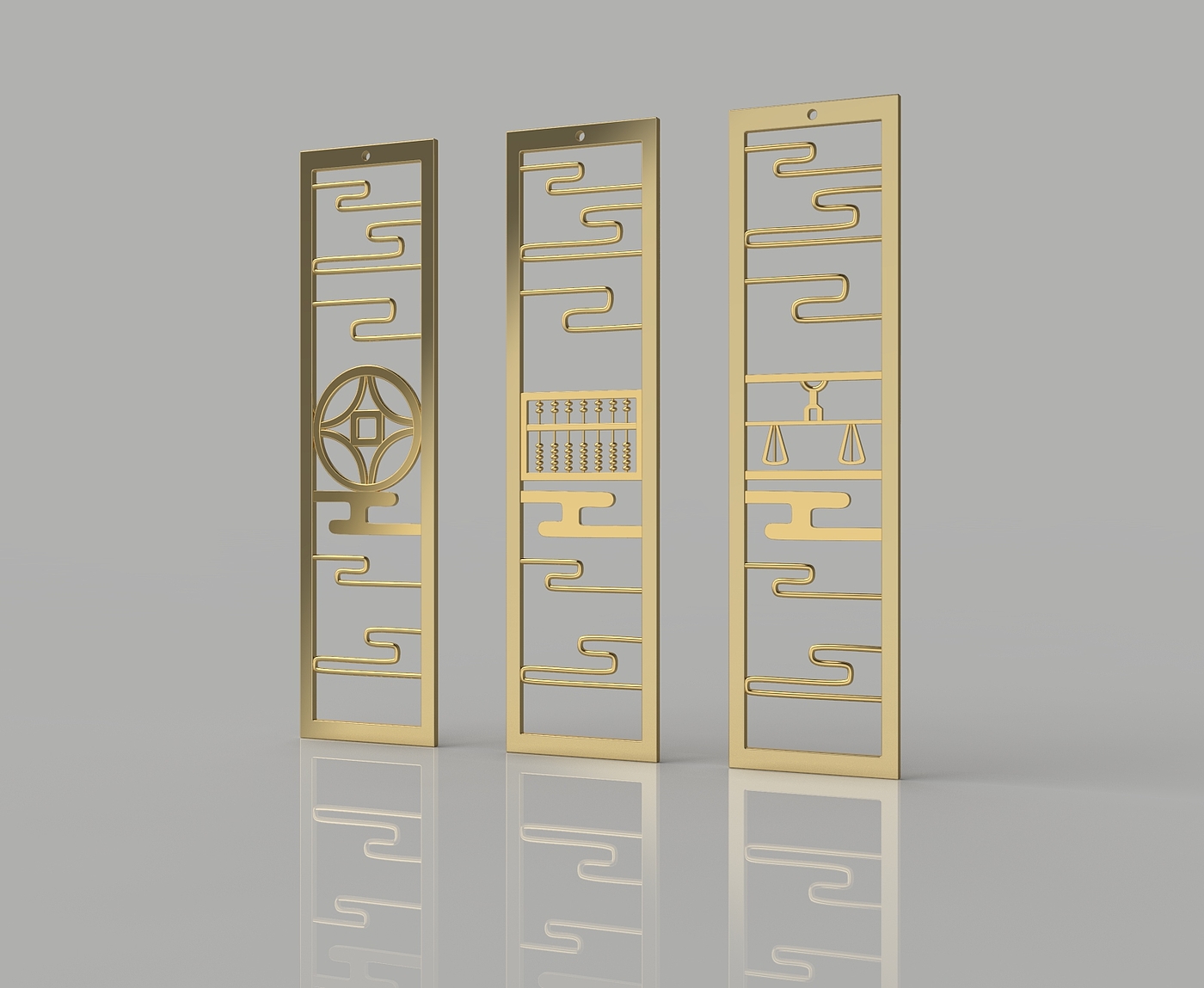 bookmark，Shanxi merchant culture，Cultural and creative design，