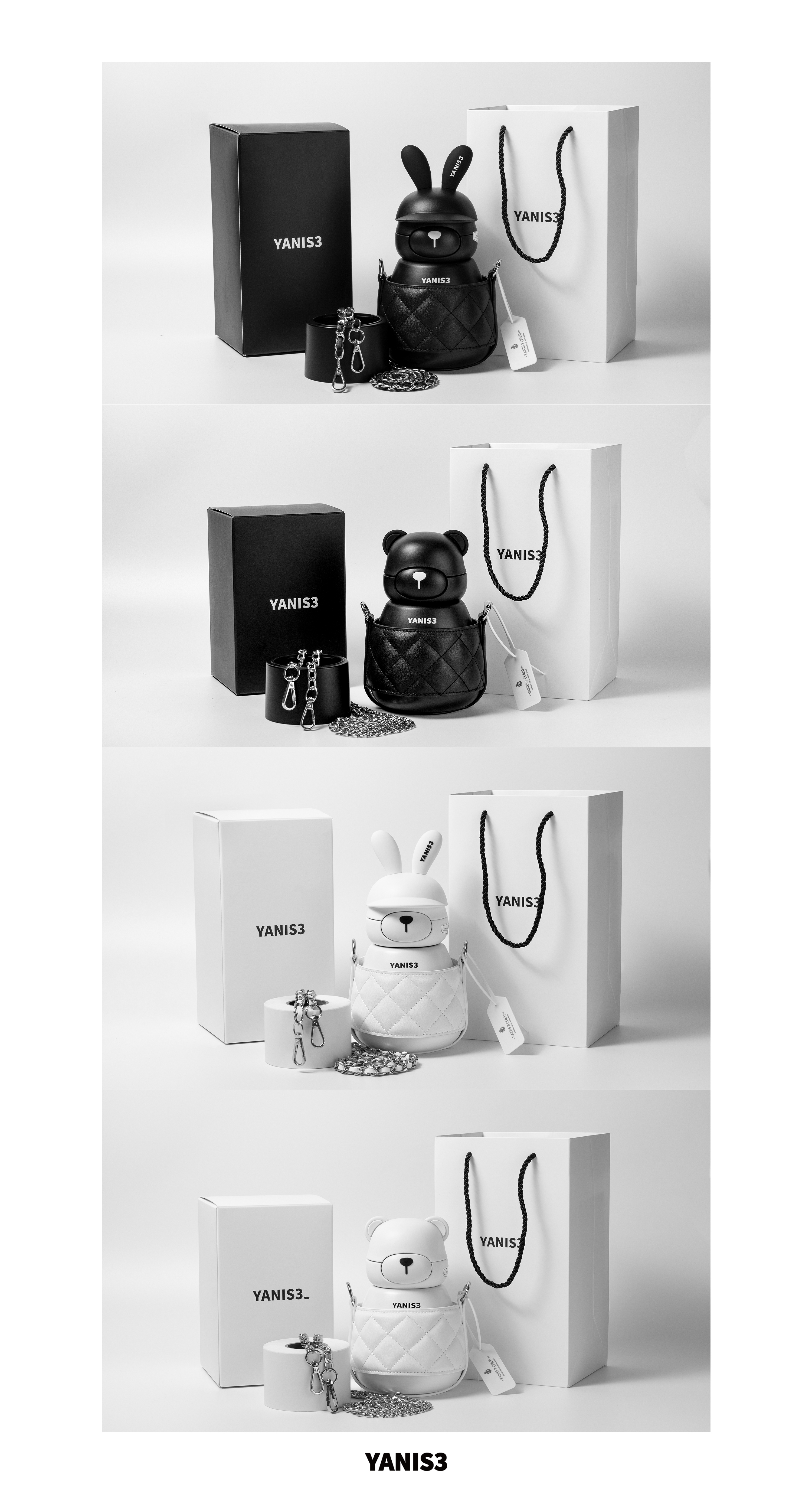 vacuum cup，bear，rabbit，Household products，fashion，Black Warrior，Tide card，