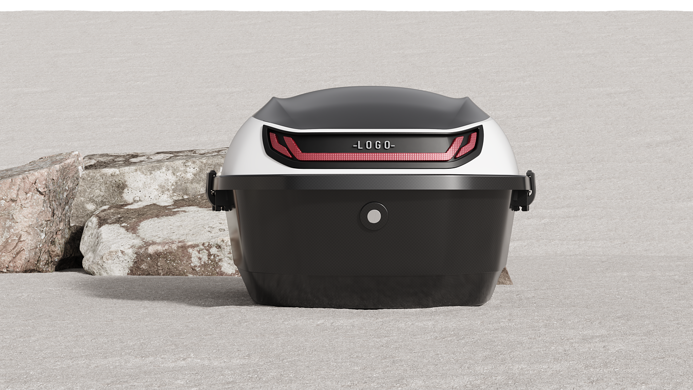 Electric vehicle, tail box，