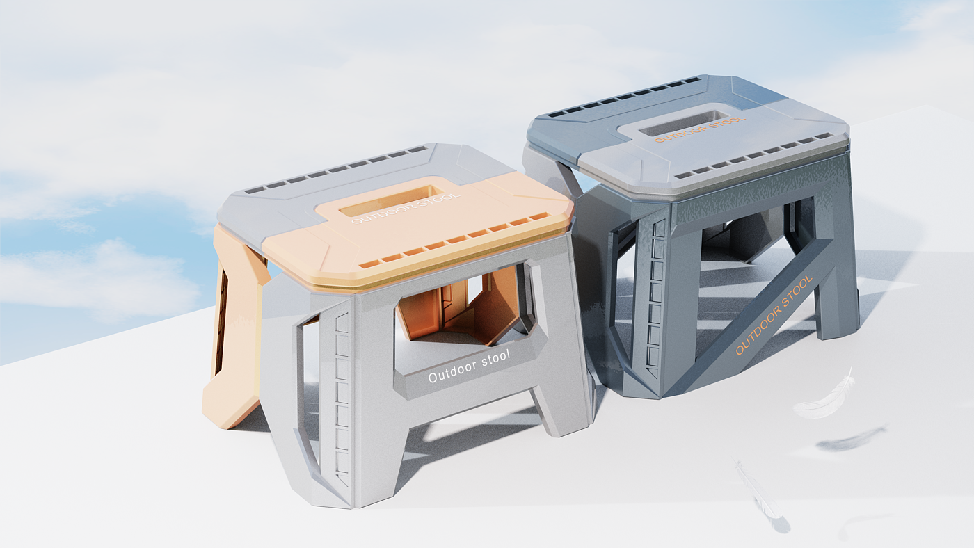 Folding stool，