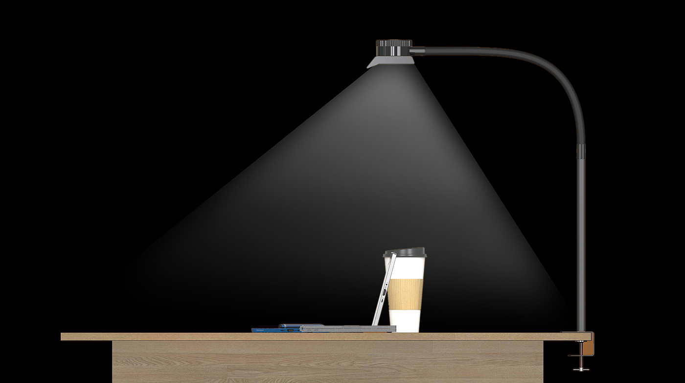 Desk lamp,，intelligent control，Adjustable desk lamp，