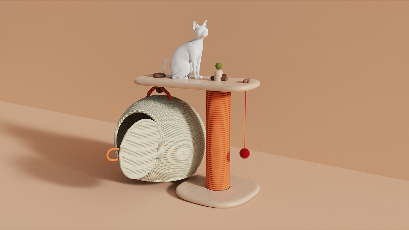 Pet Supplies & Pet，Cat climbing frame，Sisal column，Home Furnishing，