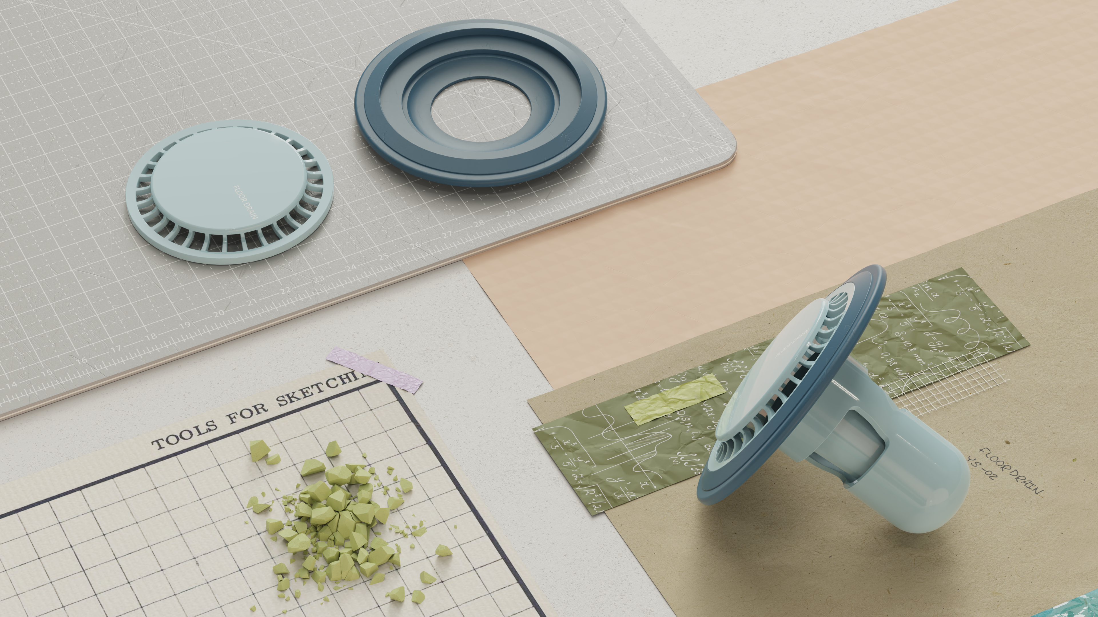 Floor drain deodorizer，Ground leakage core，Shower Room，sewer，