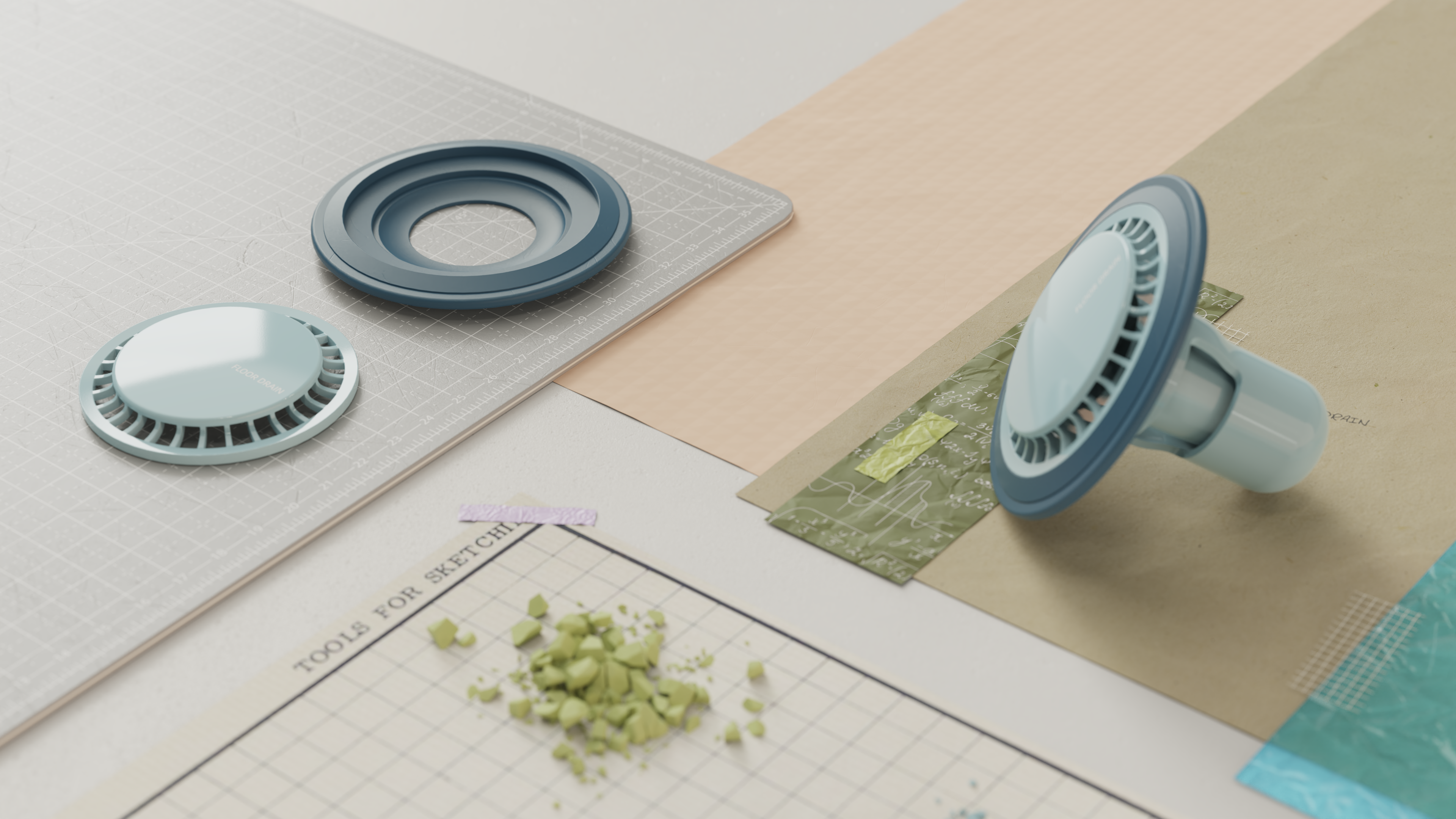 Floor drain deodorizer，Ground leakage core，Shower Room，sewer，