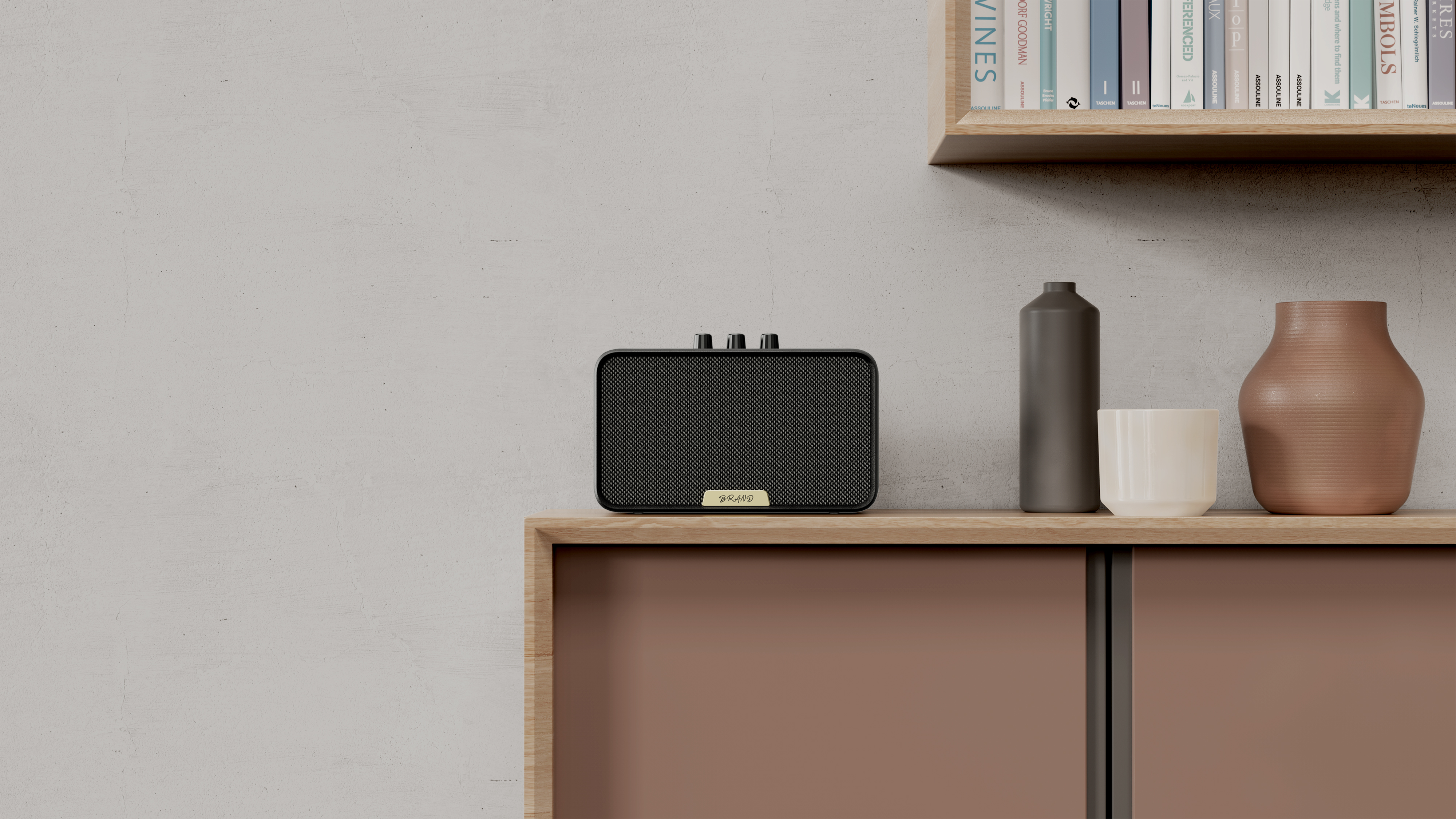 Bluetooth Speaker ，Intelligent digital，Retro speaker，