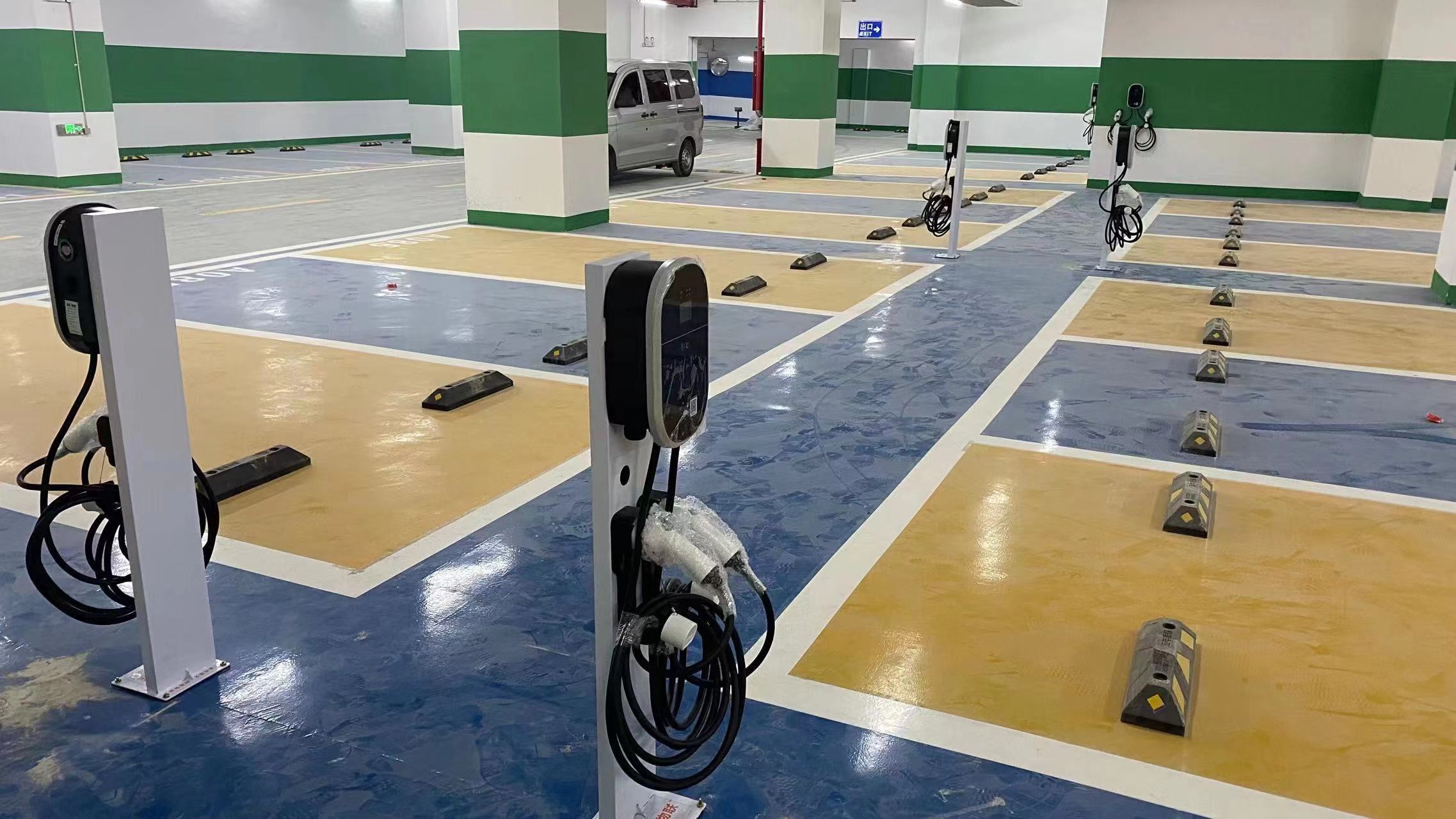 Wall mounted charging pile，