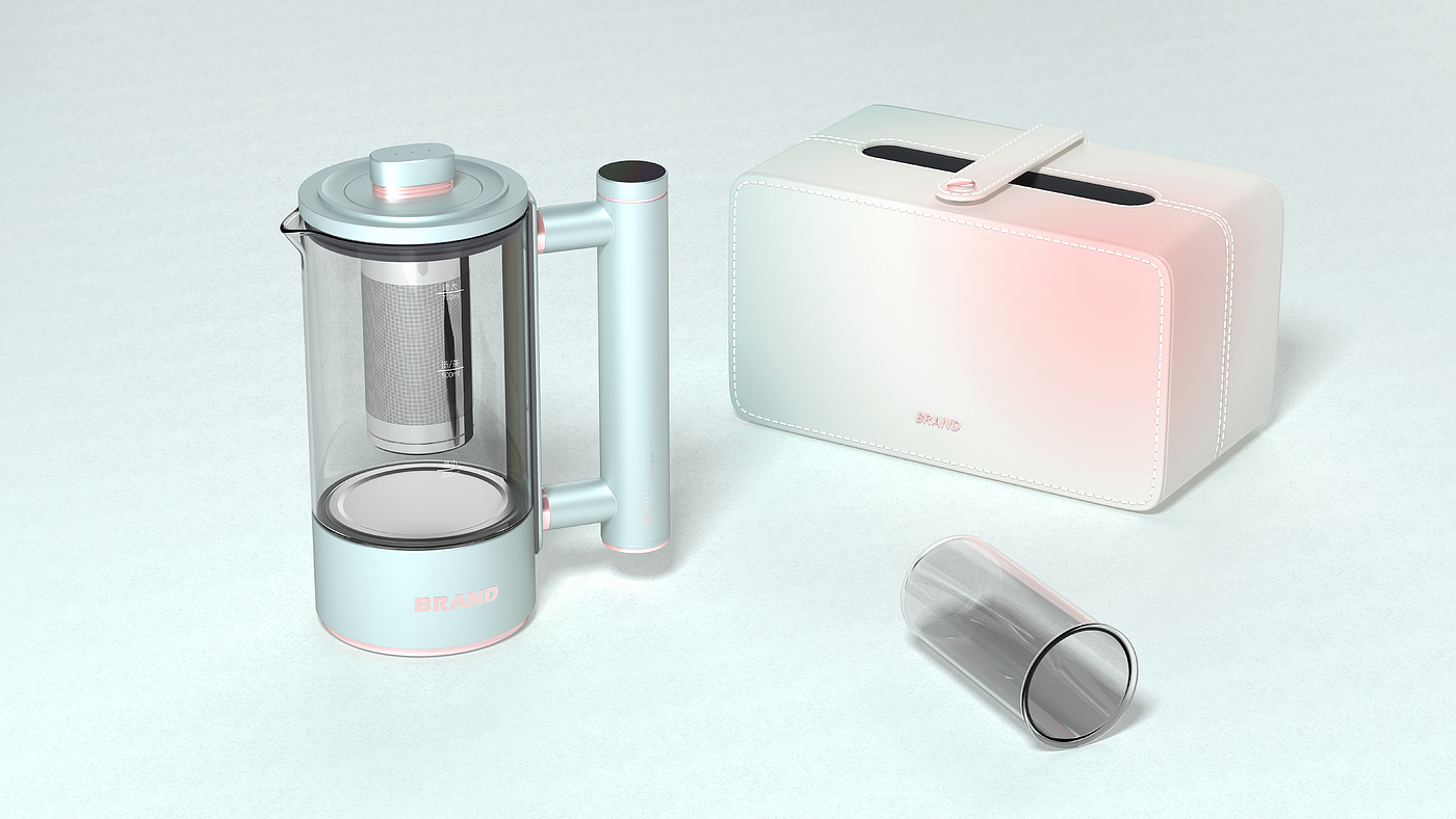 Appearance design，Health pot，Health cup，small home appliances，industrial design，