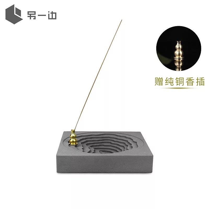 Concrete home decoration cement incense inserting device，