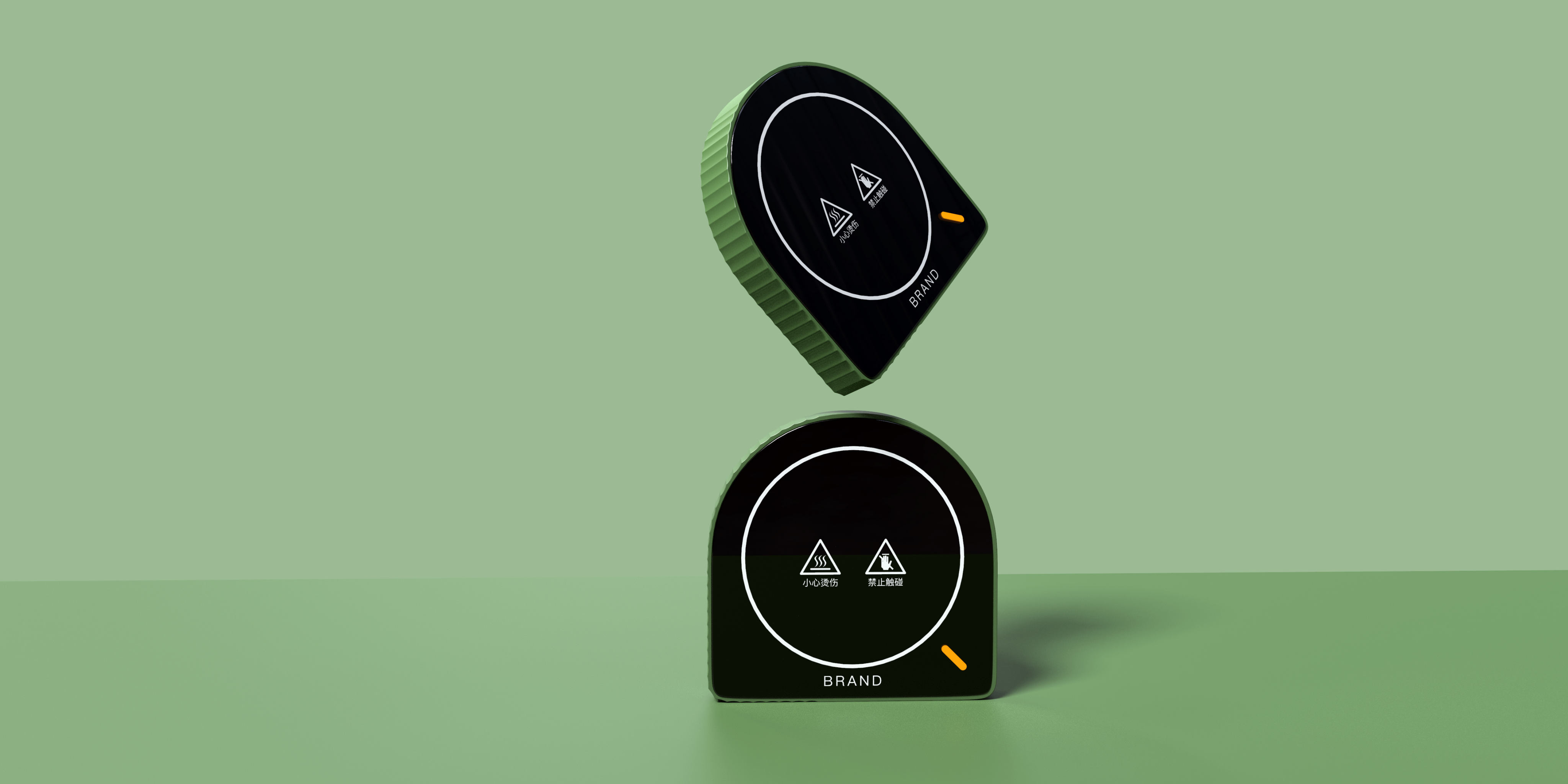 Minimal, Line, Green，