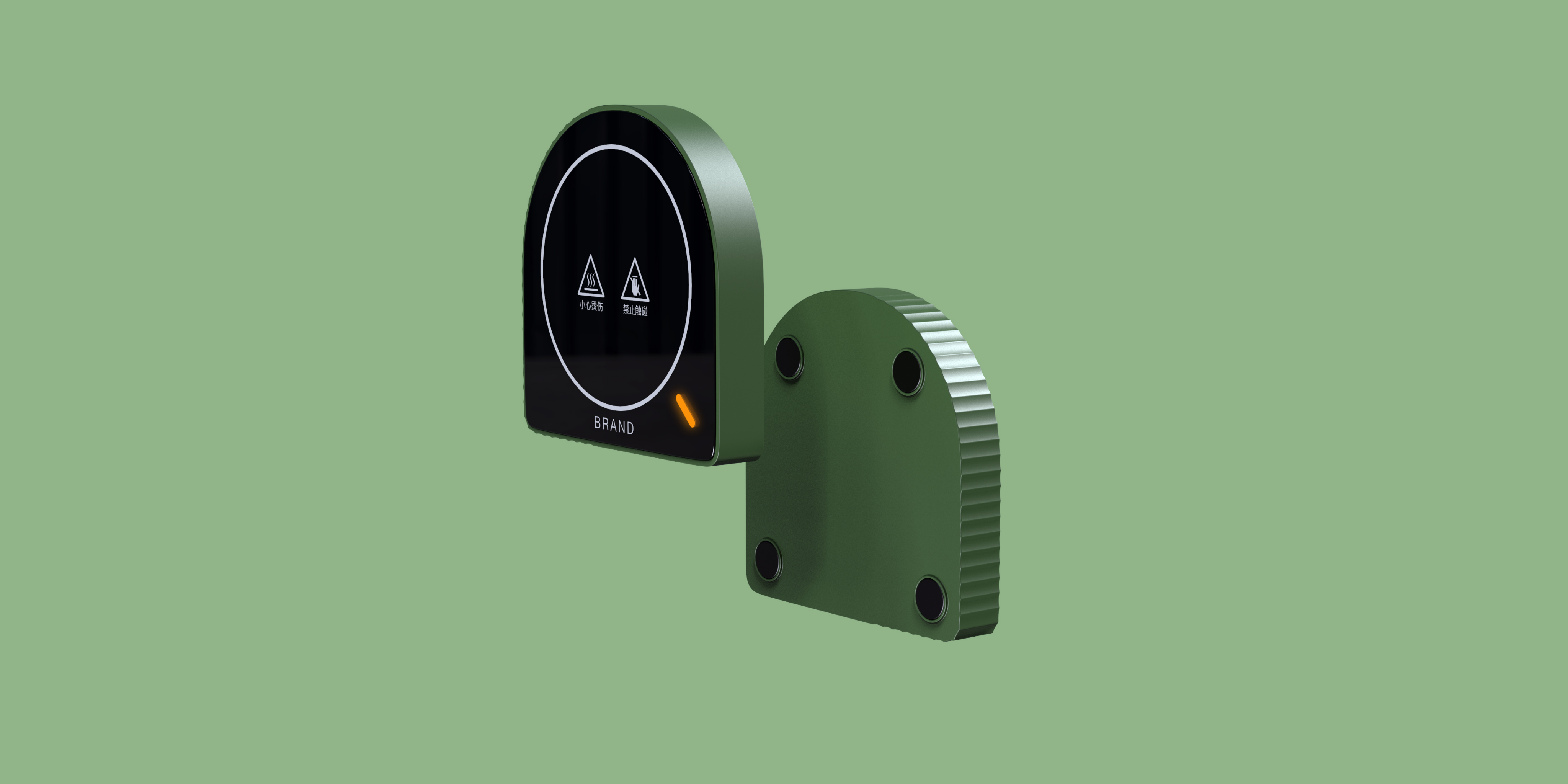 Minimal, Line, Green，