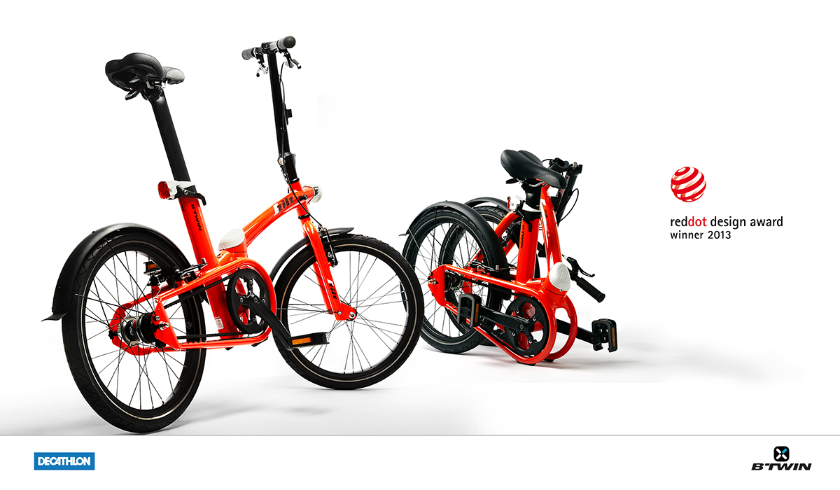 industrial design，vehicle，Bicycle，BTWIN TILT，Decathlon ，