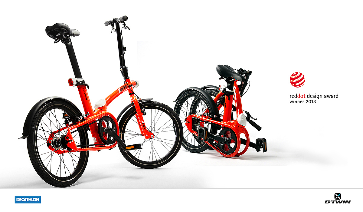 industrial design，vehicle，Bicycle，BTWIN TILT，Decathlon ，