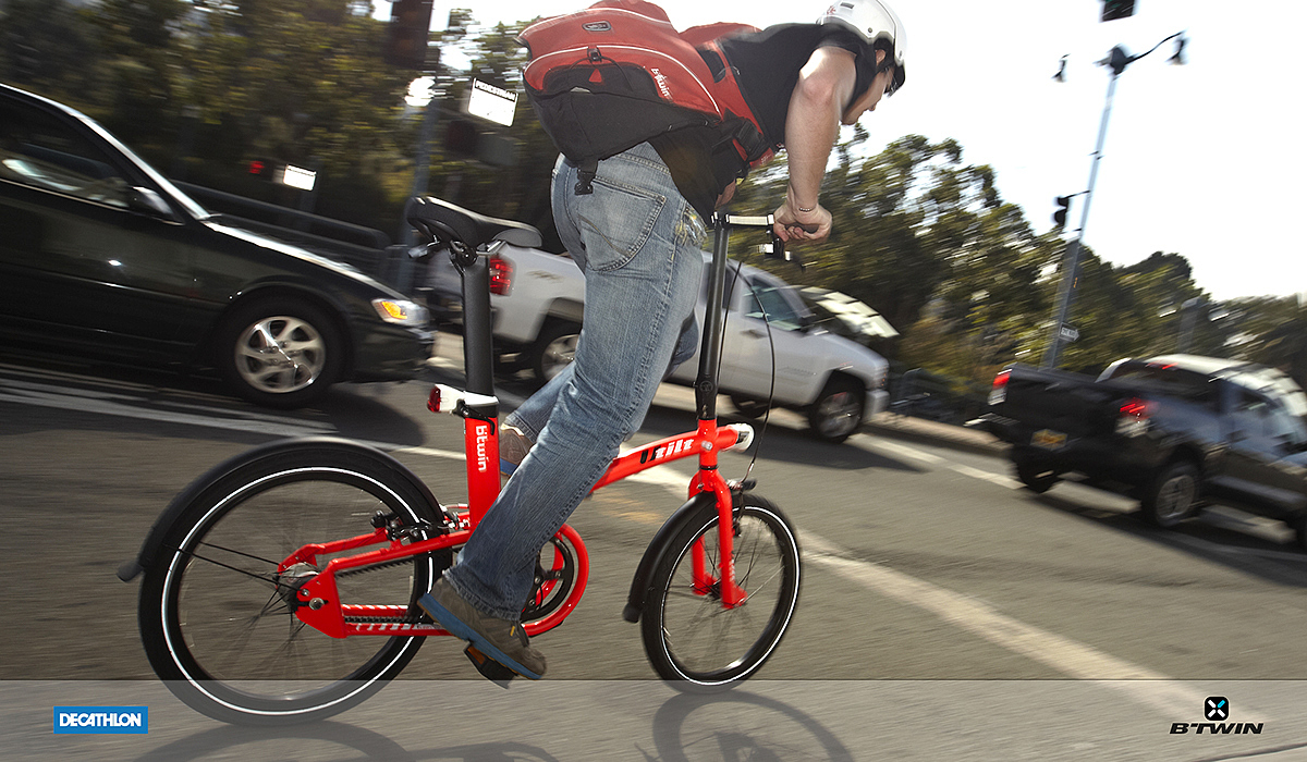 industrial design，vehicle，Bicycle，BTWIN TILT，Decathlon ，