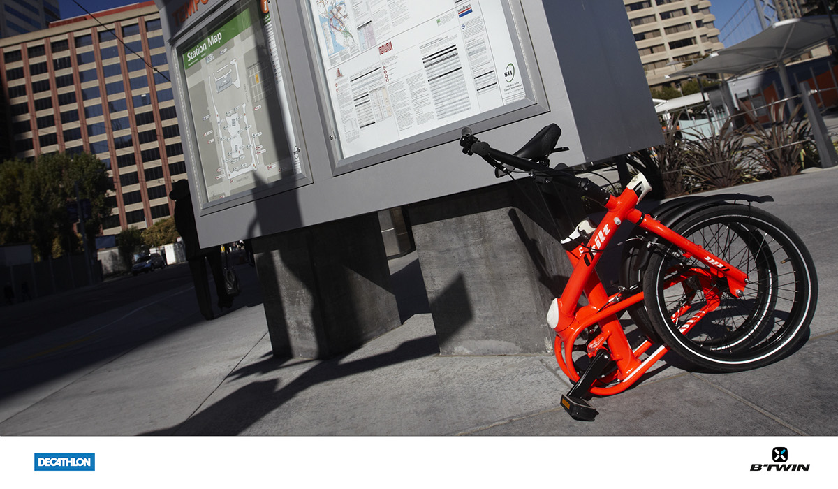 industrial design，vehicle，Bicycle，BTWIN TILT，Decathlon ，